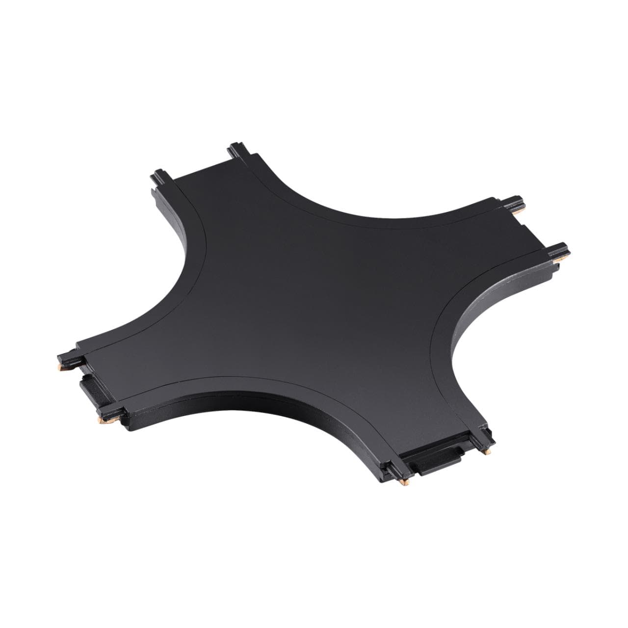 Novotech 135211 SHINO NT23 000 черный Соединитель с токопроводом "X" для низковольтного шинопровода IP20 48V SMAL