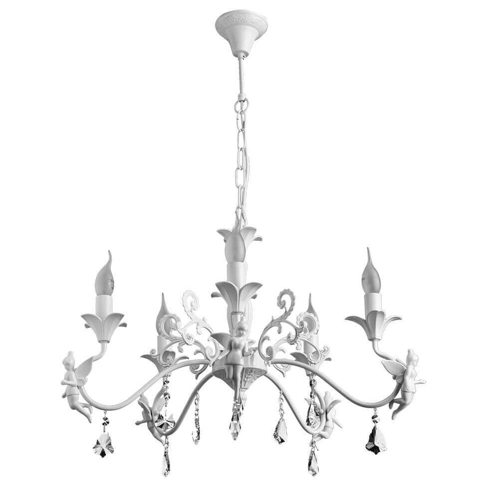 Arte Lamp Angelina Белая Люстра 40W E14 A5349LM-5WH