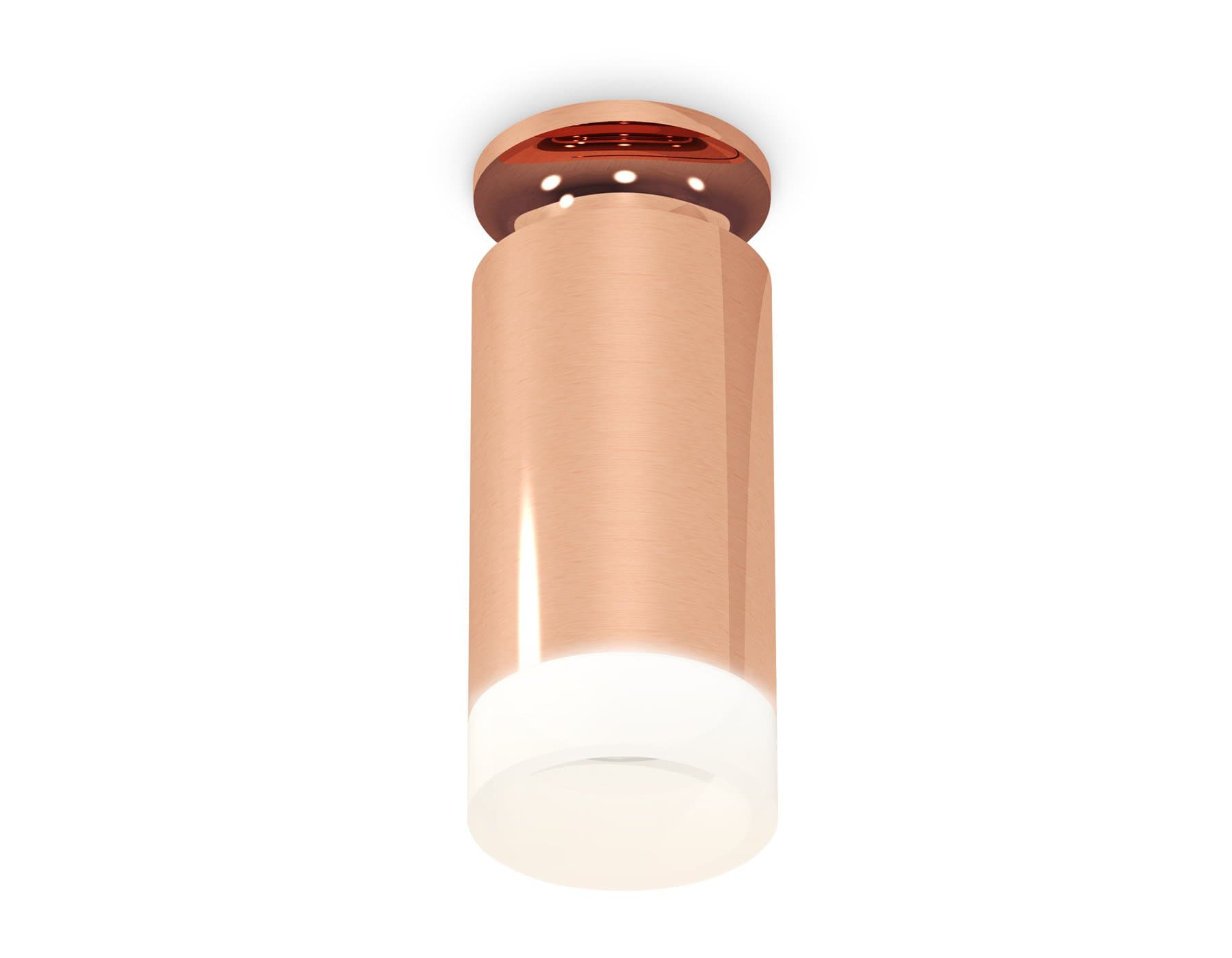 Ambrella Комплект накладного светильника XS6326082 PPG/FR золото розовое полированное/белый матовый MR16 GU5.3 (N6906, C6326, N6248) — миниатюра 1