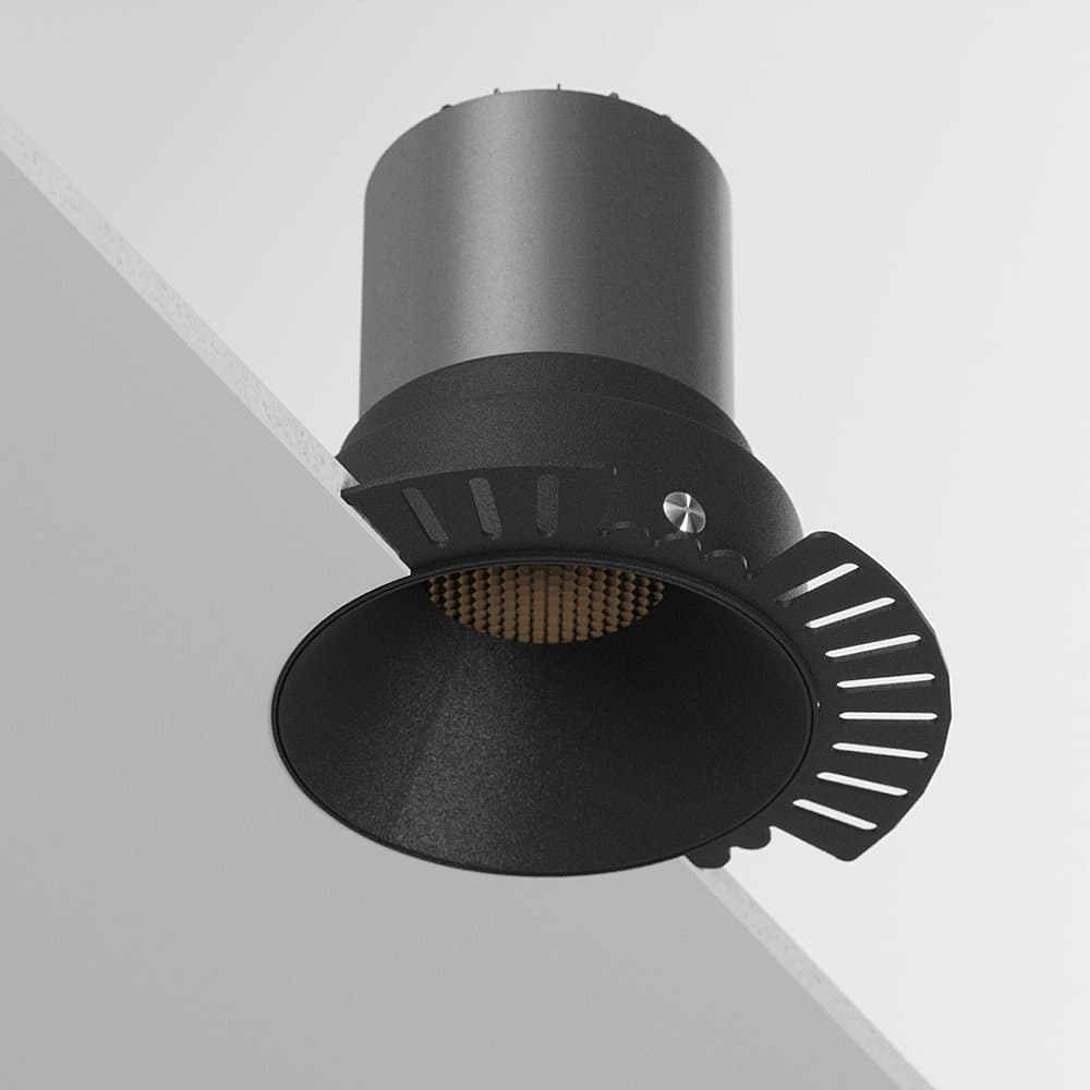 Светильник GREENTECH-CIRCLE-B-D85-10W 3000K (встраиваемый) ЧЕРНЫЙ (Briaton, IP20 Металл, 3 года) 035354 — миниатюра 5
