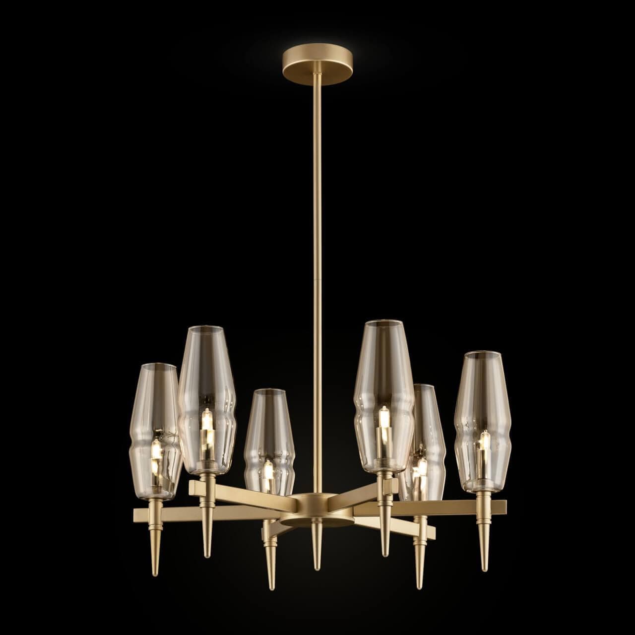 Maytoni House Lita Матовое Золото Люстра G9 28W H002PL-06G — миниатюра 10