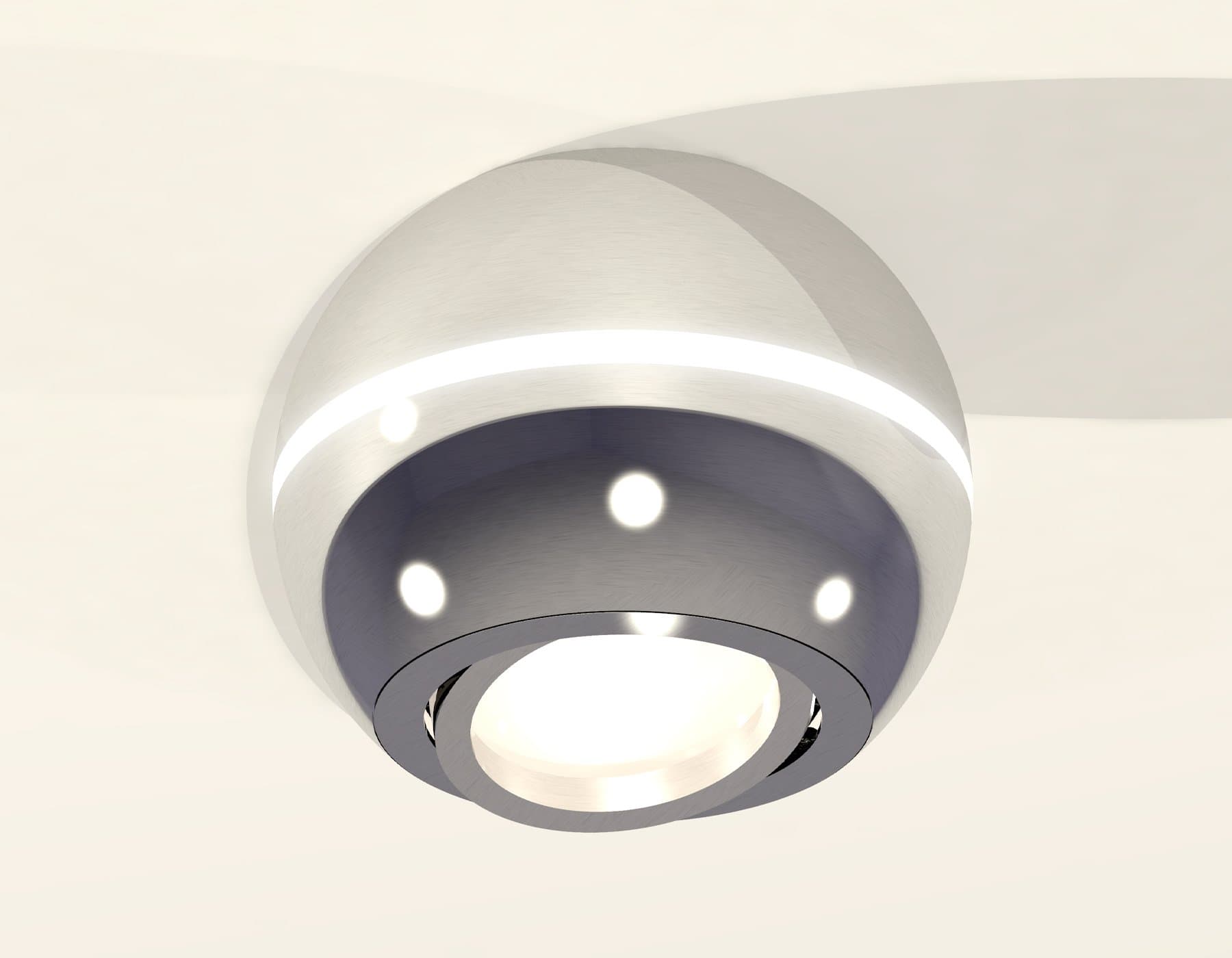 Ambrella Комплект накладного поворотного светильника XS1104011 PSL серебро полированное MR16 GU5.3 LED 3W 4200K (C1104, N7003) — миниатюра 2