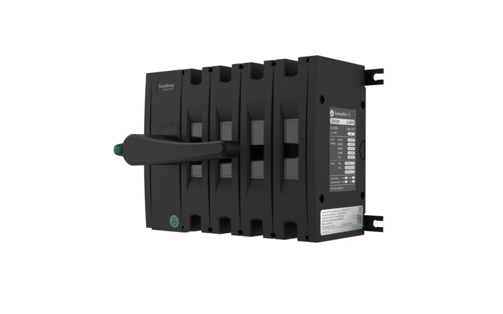 Systeme Electric Выкл-разъединитель SYSTEMEPACT SD250 4P 250A  рукоятка слева фронт_рукоятка заказывается отдельно