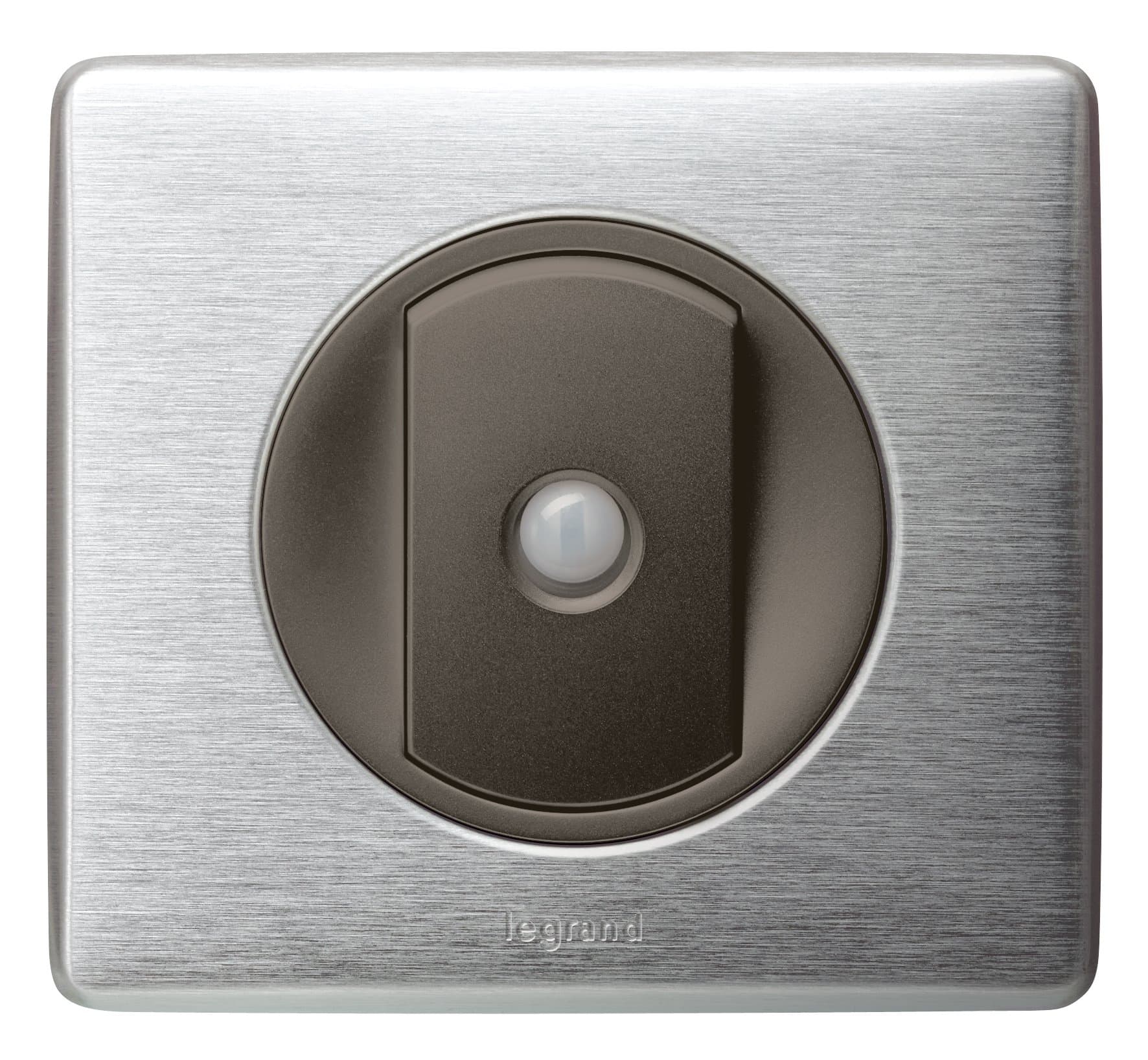 Legrand Celiane2 Графит Накладка переключателя со встроенным датчиком присутствия 067922 — миниатюра 4
