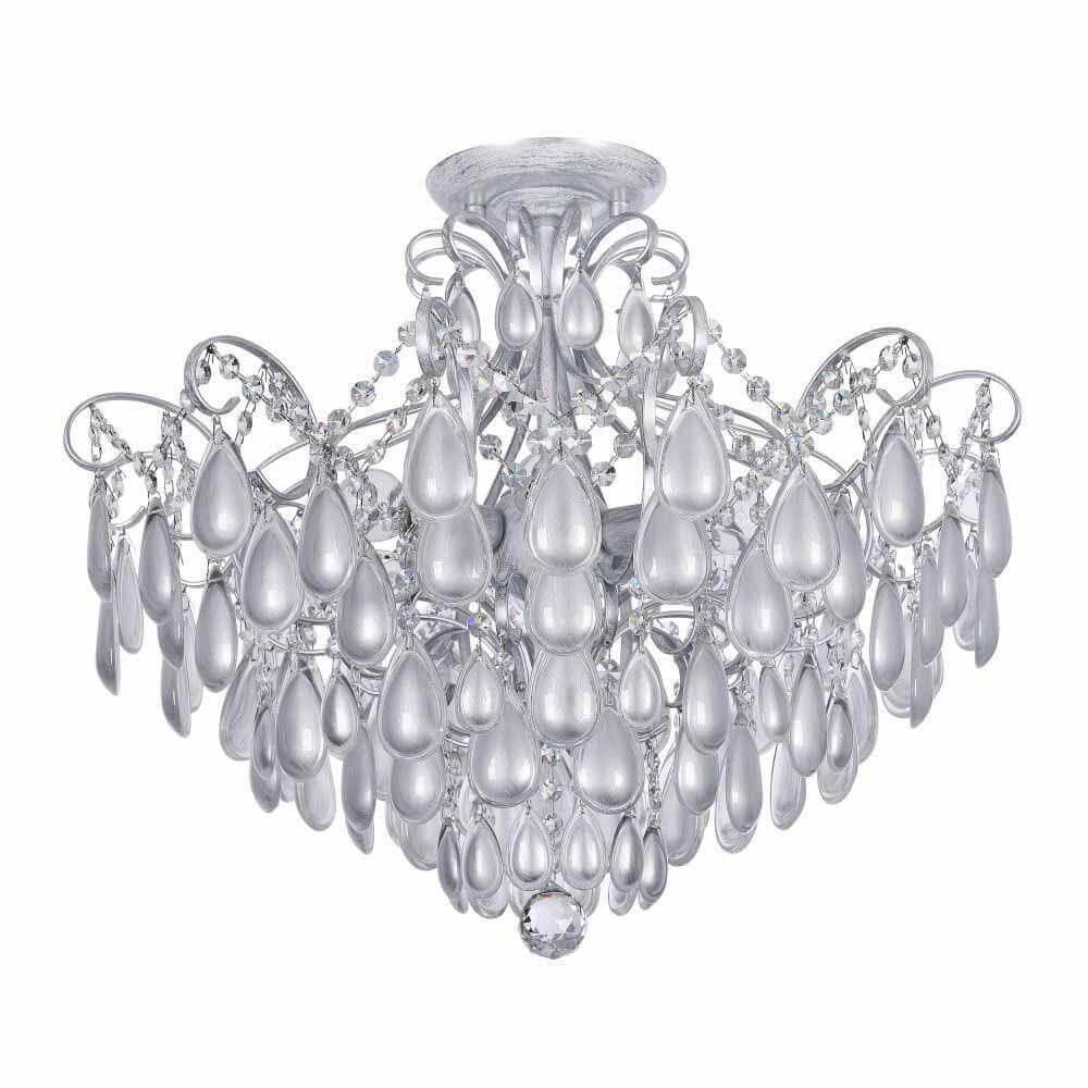 Freya Classic Chabrol Серебро Люстра E14 40W FR2302CL-06S