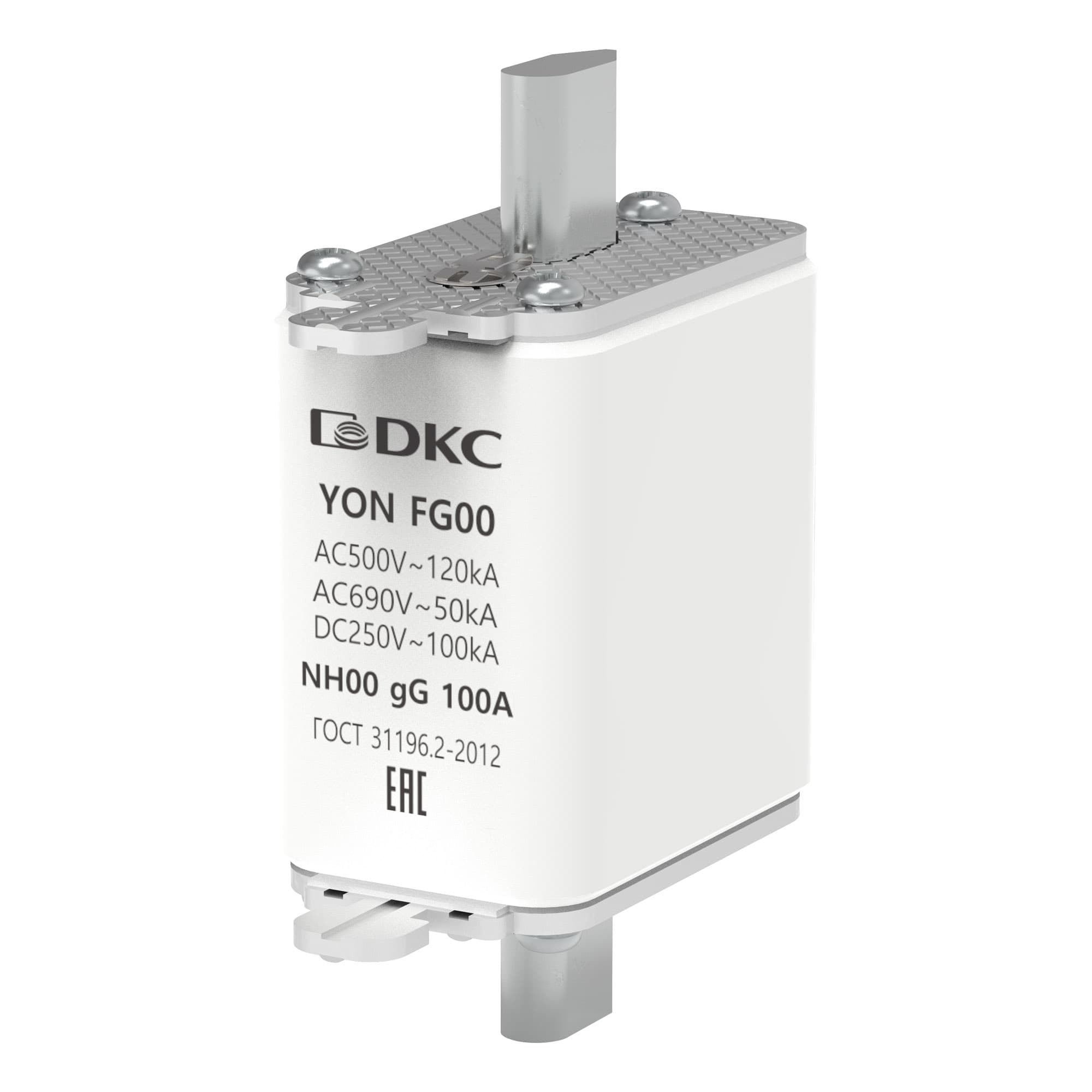 DKC Предохранитель YON ножевого типа FG00 с одинарной индикацией 100А