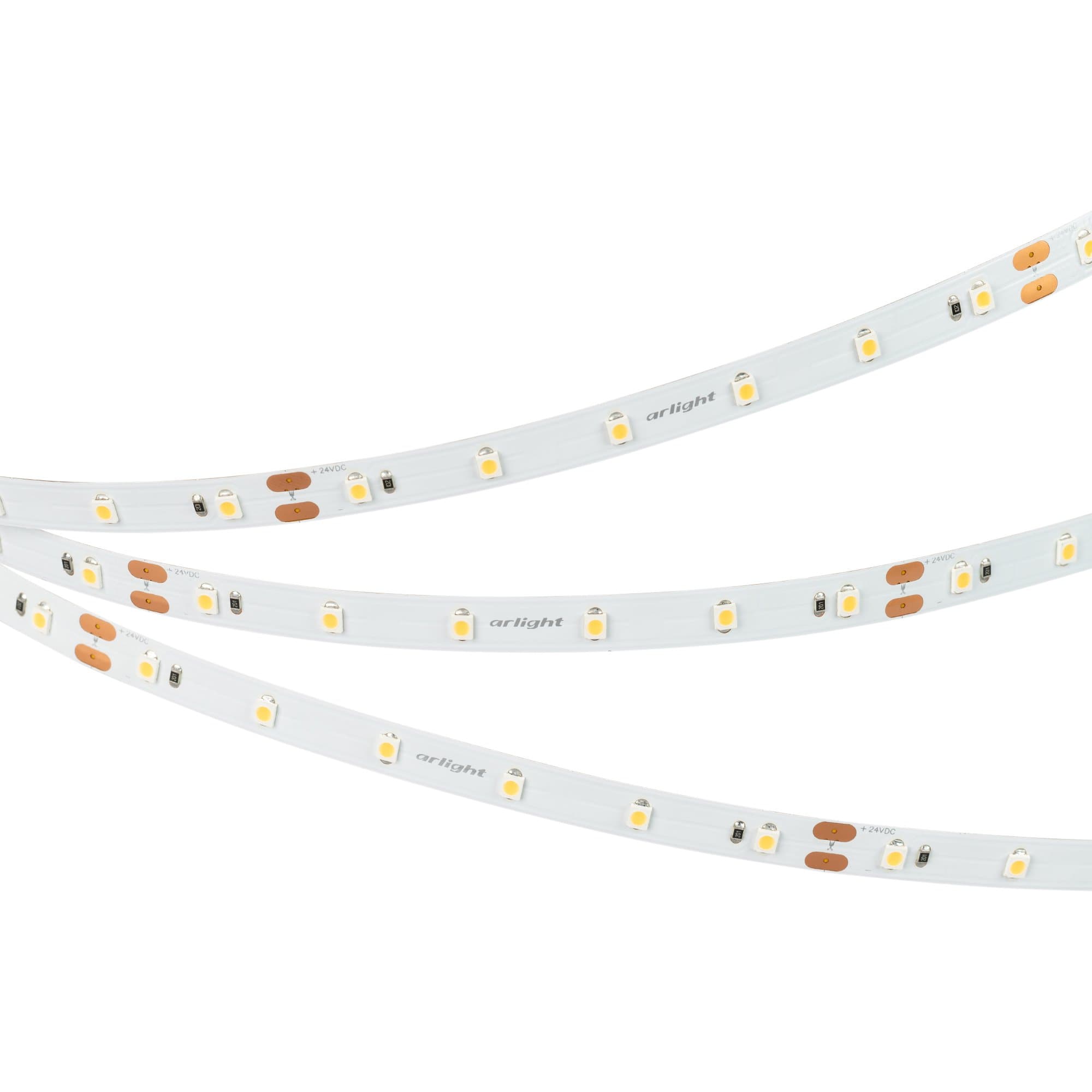 Arlight Светодиодная лента NT-A60-8mm 24V Warm3000 (4.8 W/m, IP20, 3528, 5m) (Открытый) 033521 — миниатюра 1