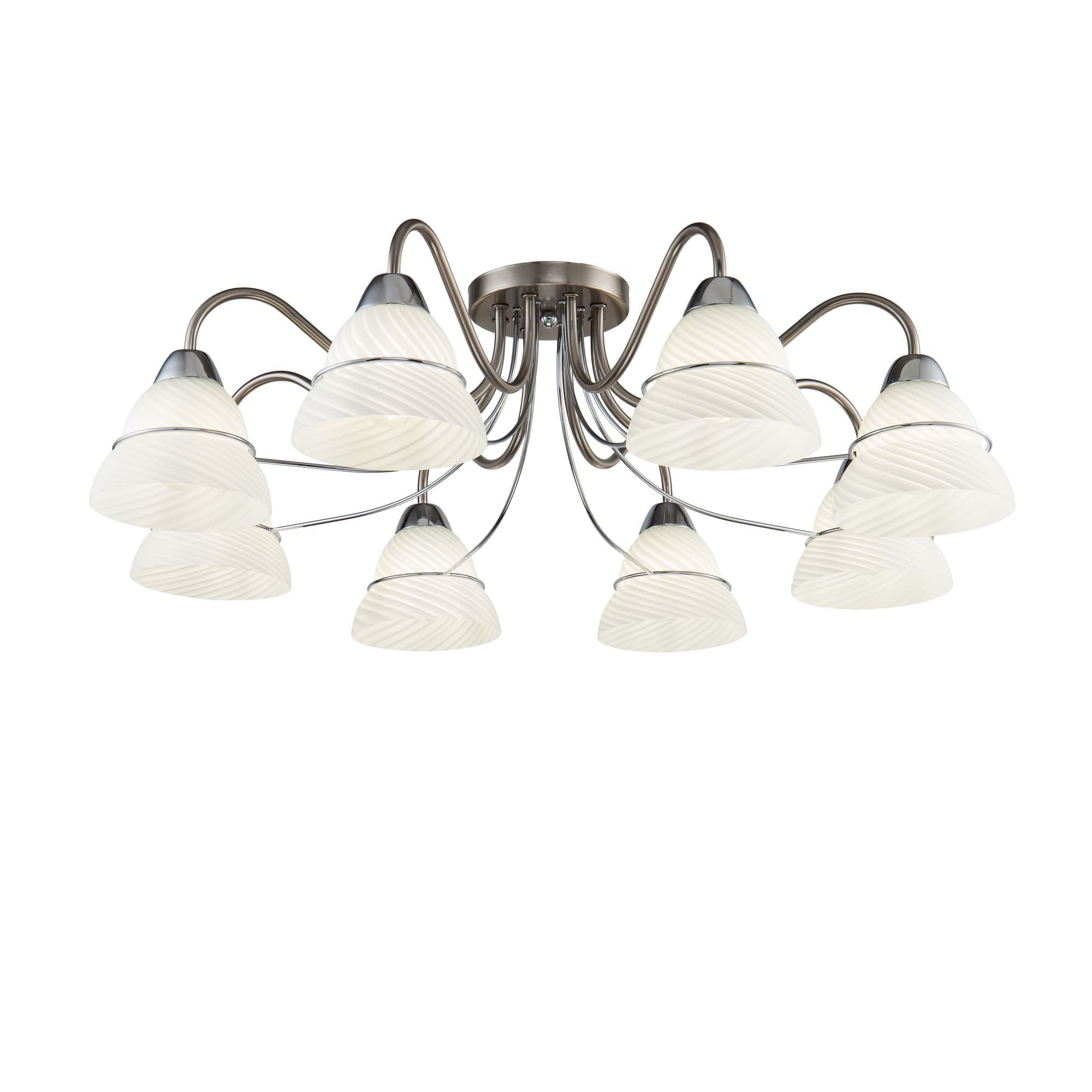 Freya Classic Berta Никель Люстра E27 60W FR2013CL-08N — миниатюра 2