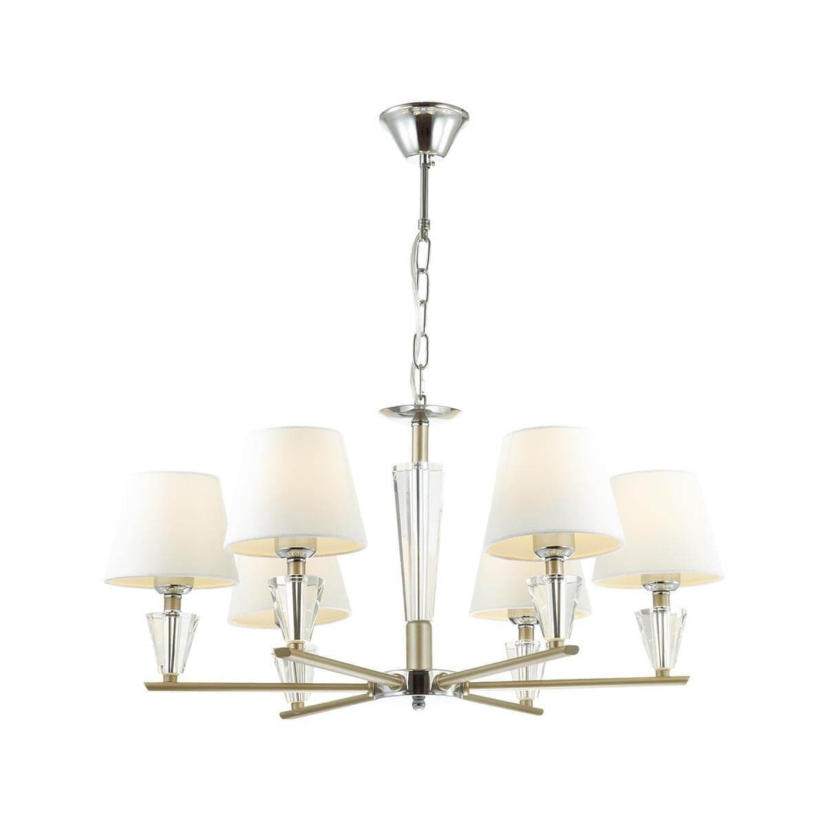 Lumion 3733/6 LN19 244 хром, матовое золото Люстра E27 6*60W 220V LORAINE — миниатюра 1