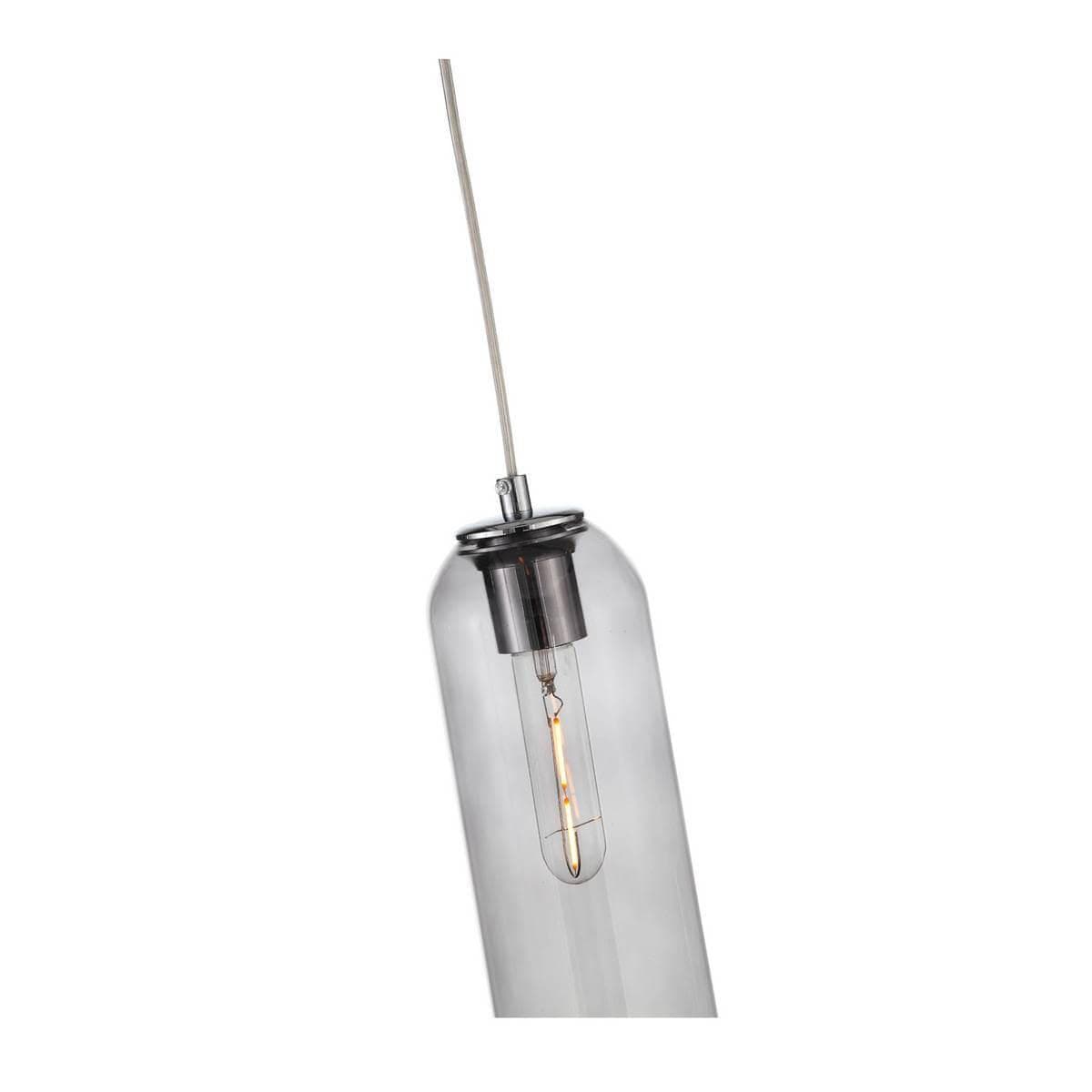 ST Luce SL1145.143.01 Светильник подвесной Хром/Дымчатый E27 1*60W — миниатюра 3