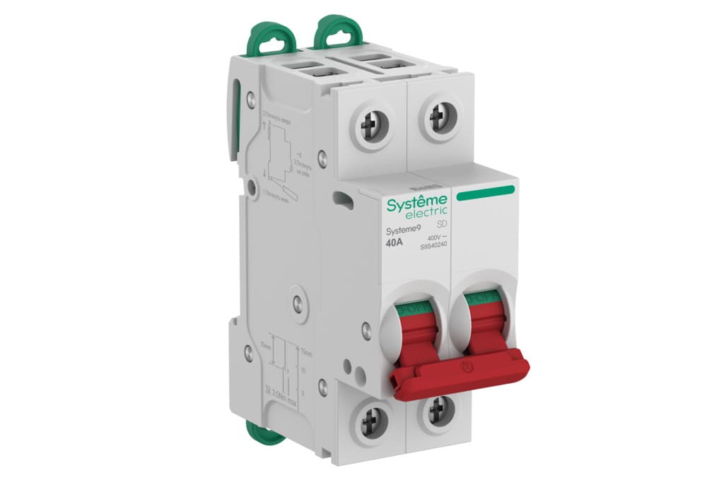 Systeme Electric Systeme9 Выключатель нагрузки (ВН) 2P 40A 400В