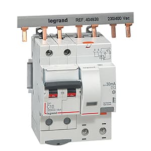 Legrand DX3 Автоматический выключатель дифференциального тока 2P 10А (С) 30MA-AC 4м 411157 — миниатюра 2