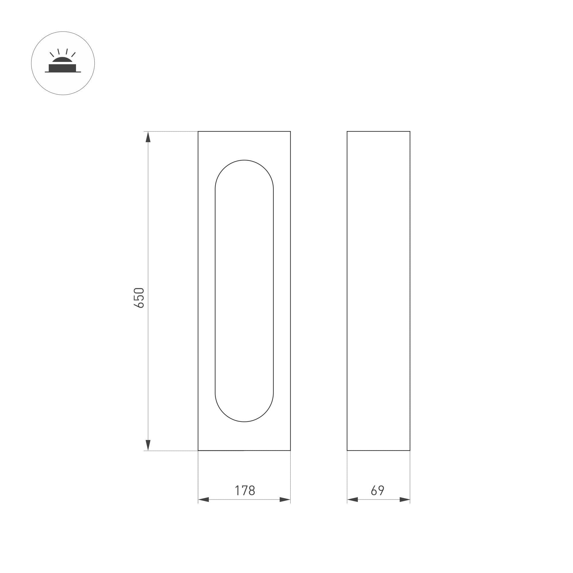 Arlight Светильник LGD-MUSE-BOLL-H650-12W Warm3000 (DG, 296 deg, 230V) (IP65 Металл, 3 года) 037524 — миниатюра 2