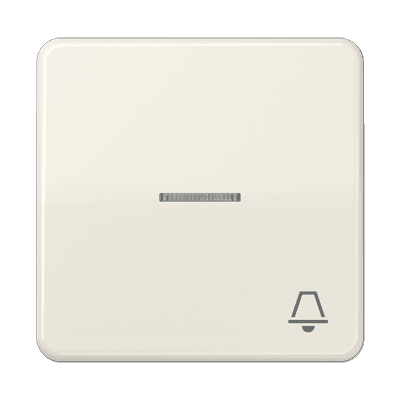 JUNG CD 500/CD plus Бежевая Клавиша 1-ая с/п с символом ЗВОНОК CD590KO5K