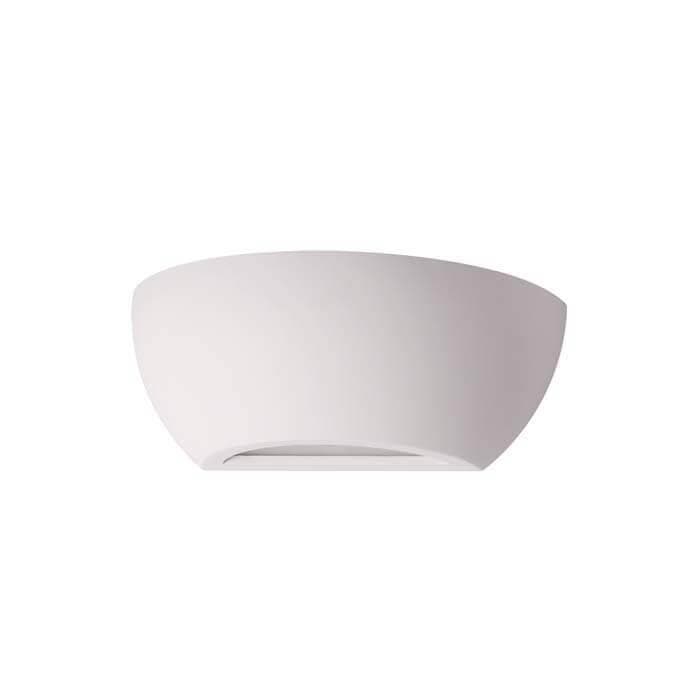 Odeon Light 3551/1W ODL18 193 белый гипсовый Настенный светильник IP20 E14 1*40W 220V GIPS — миниатюра 1