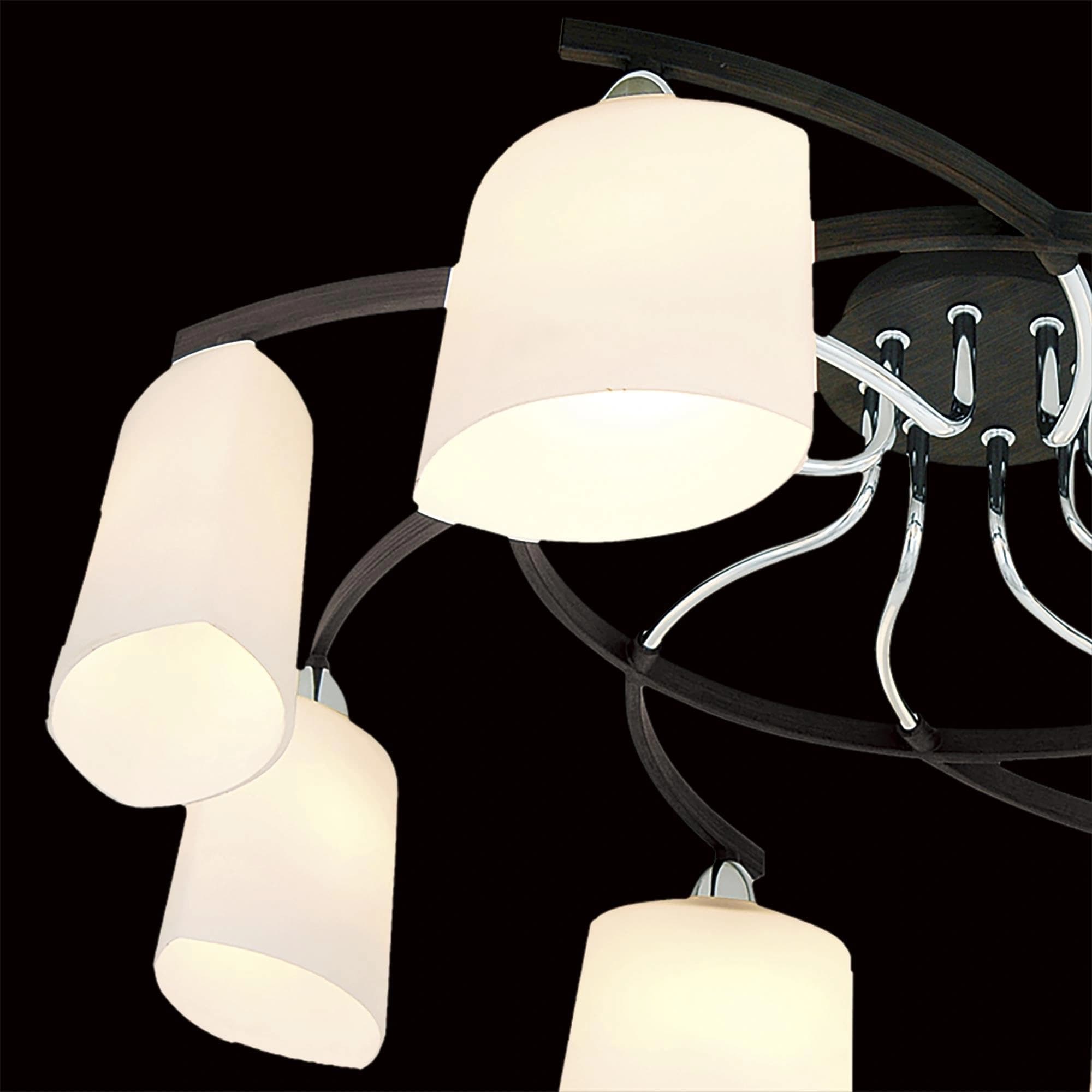 Citilux CL136181 Тайфун Хром+Венге Светильник Люстра — миниатюра 3
