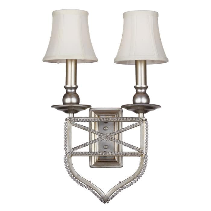 Favourite Marquise Серебро/Белый Светильник настенный 2*E27*60W 1921-2W