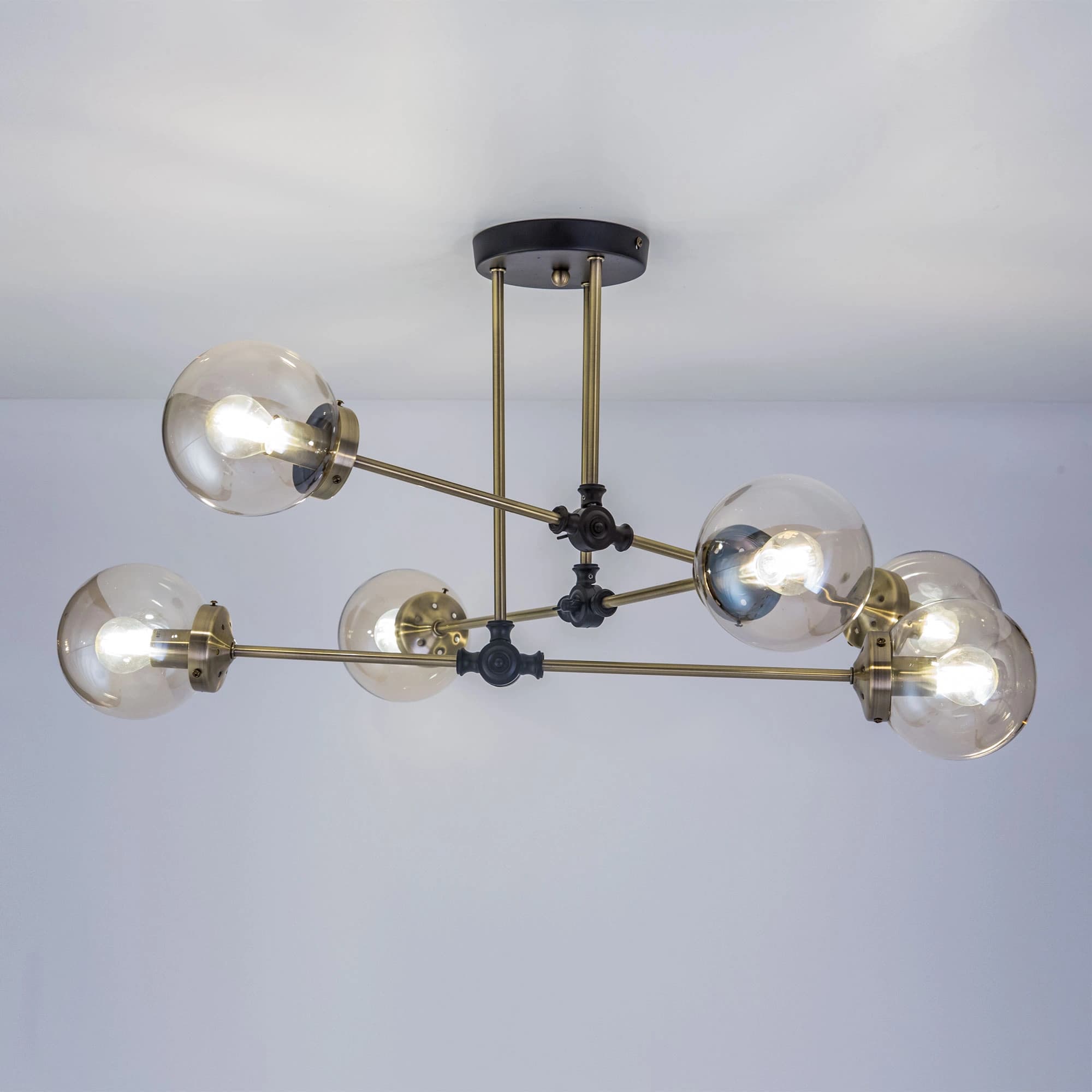 Citilux CL105165 Планета Черн+Дымч. Люстра — миниатюра 5