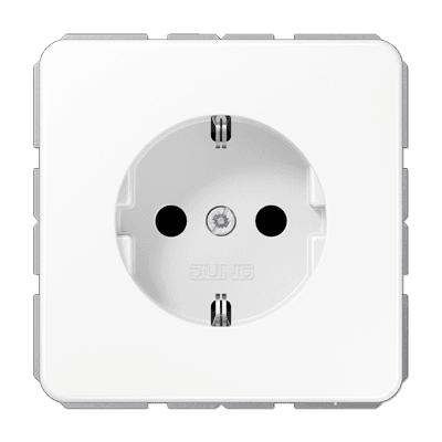 JUNG SCHUKO®-розетка 16 A / 250 B ~ , белая CD1521BFWW