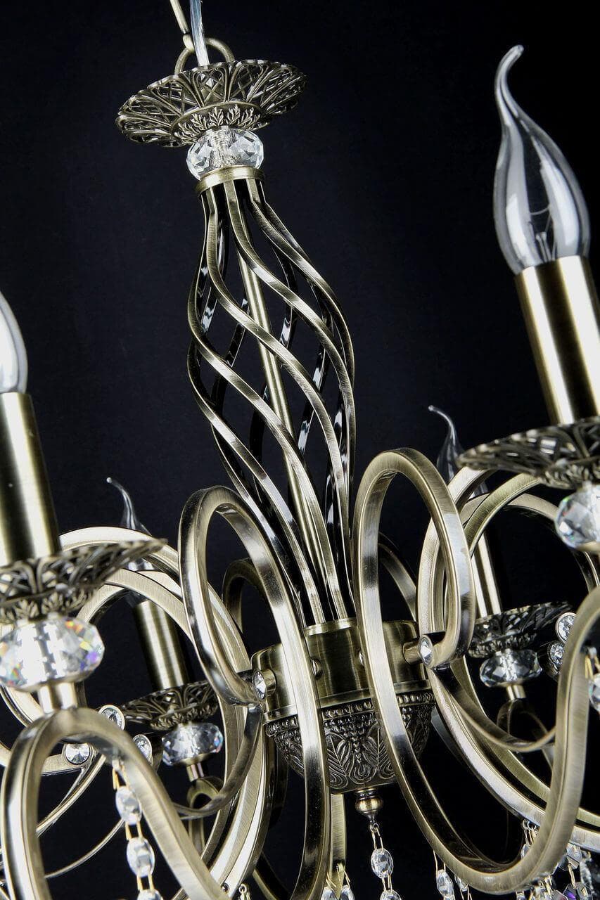Maytoni Royal Classic Grace Латунь Люстра 10xE14 60W RC247-PL-10-R — миниатюра 8