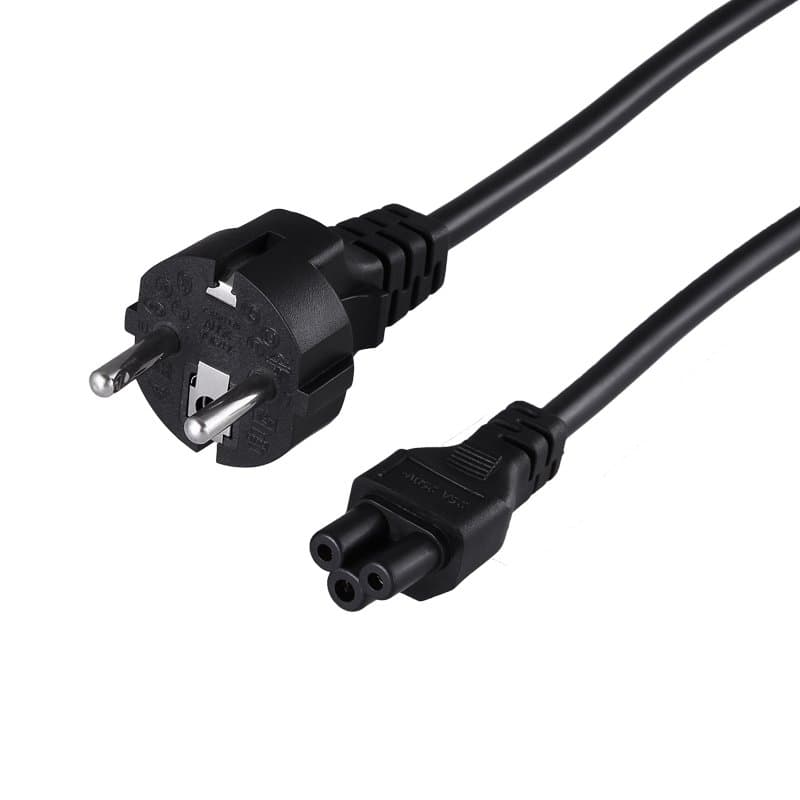 Шнур сетевой Евро 3х0.75мм² 1.8М (PVC) (с заземлением) (ноутбук) Rexant 11-1151 — миниатюра 1