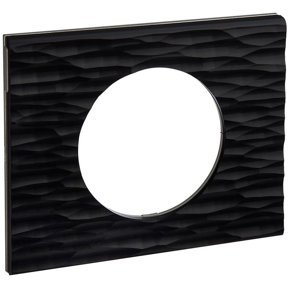 Legrand Celiane2 Corian Черный рифленый Рамка 1-я (2 мод) 069021 — миниатюра 5