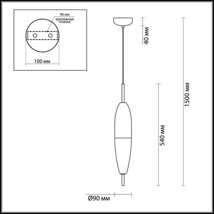 Odeon Light 4613/5L ODL19 18 золото/прозрачный Подвес LED 5W LARUS — миниатюра 2