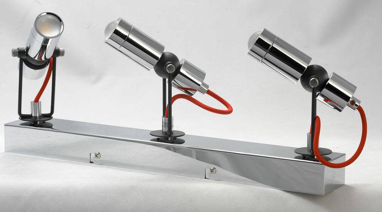 Lussole PROMO Металл Хром / черный Металл Светильник настенно-потолочный LED 5W LSP-9924 — миниатюра 3