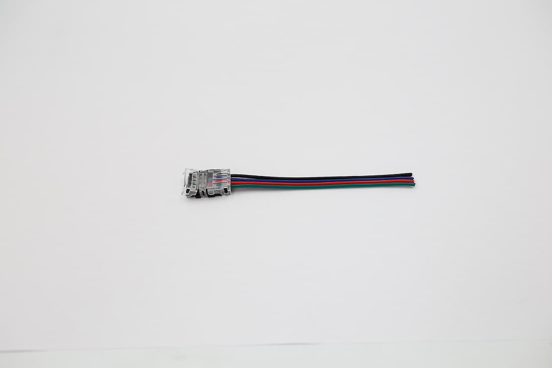 Varton Разъем 4PIN с проводом для LED ленты RGB 10mm (подключение ленты к источнику питания) V4-R0-70.0024.STR-0002