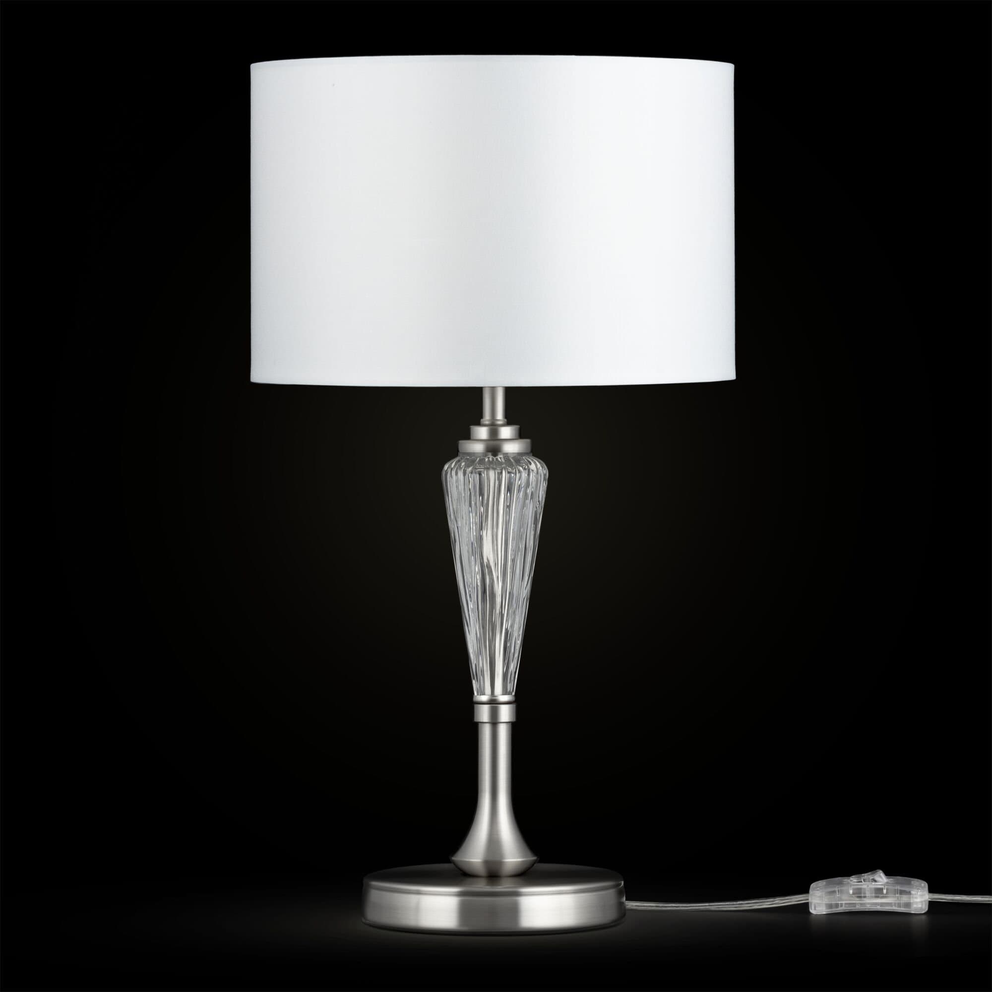 Maytoni Neoclassic Alicante Никель Настольная лампа E14 40W MOD014TL-01N — миниатюра 7