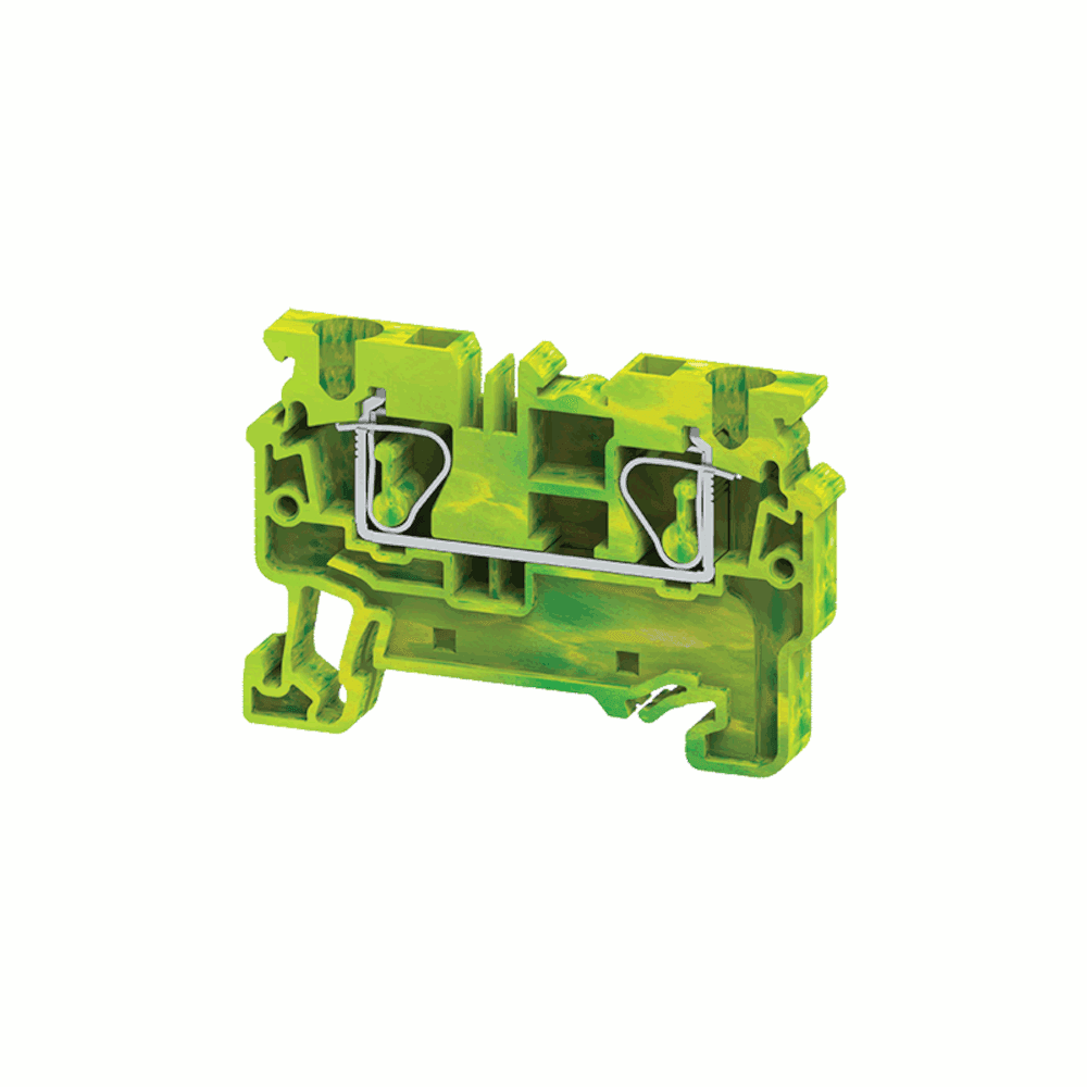 КЭАЗ Клемма заземляющая пружинная OptiClip CXG-4-PE-(0,2-4)