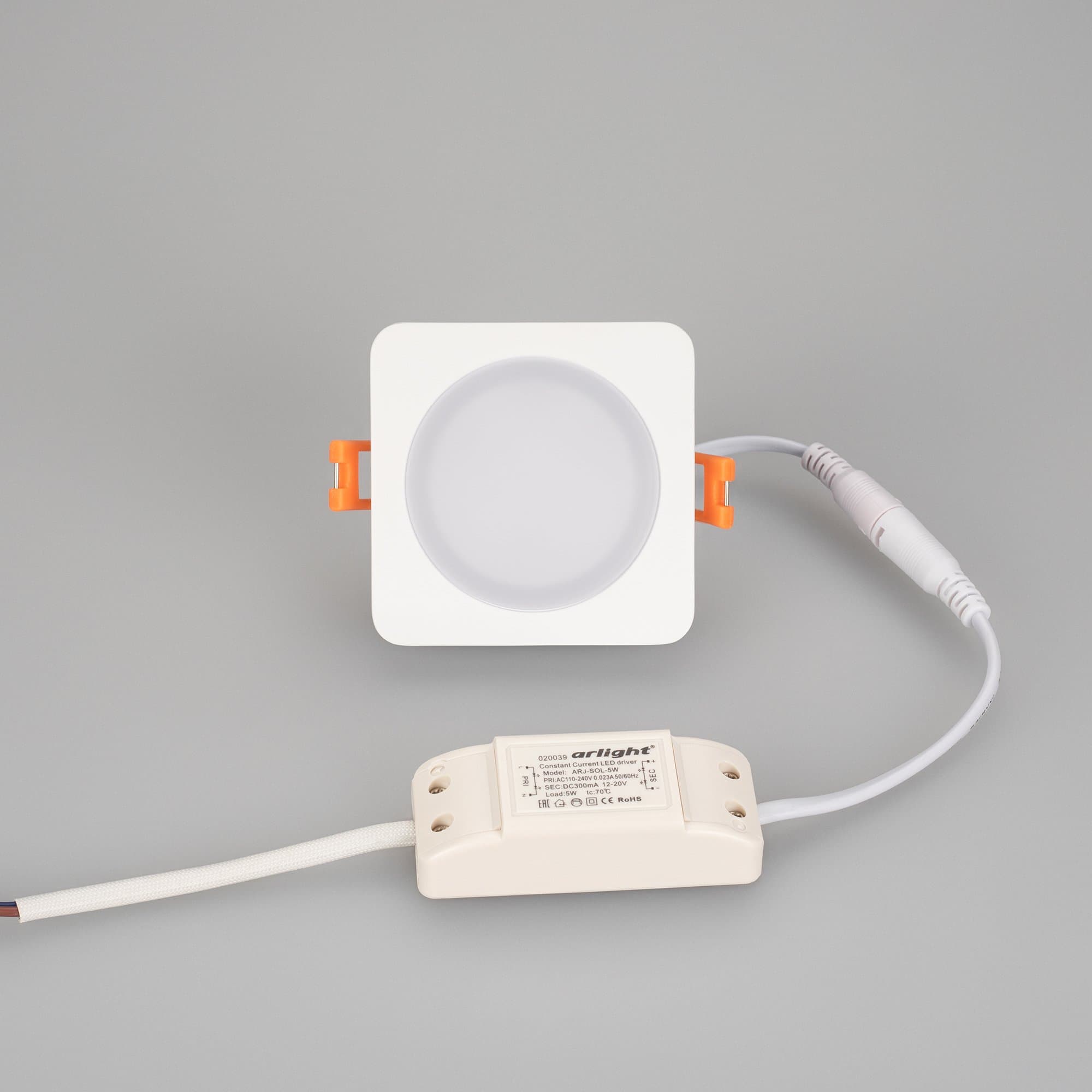 Arlight Светодиодная панель LTD-80x80SOL-5W Day White 4000K (IP44 Пластик, 3 года) 017633 — миниатюра 3