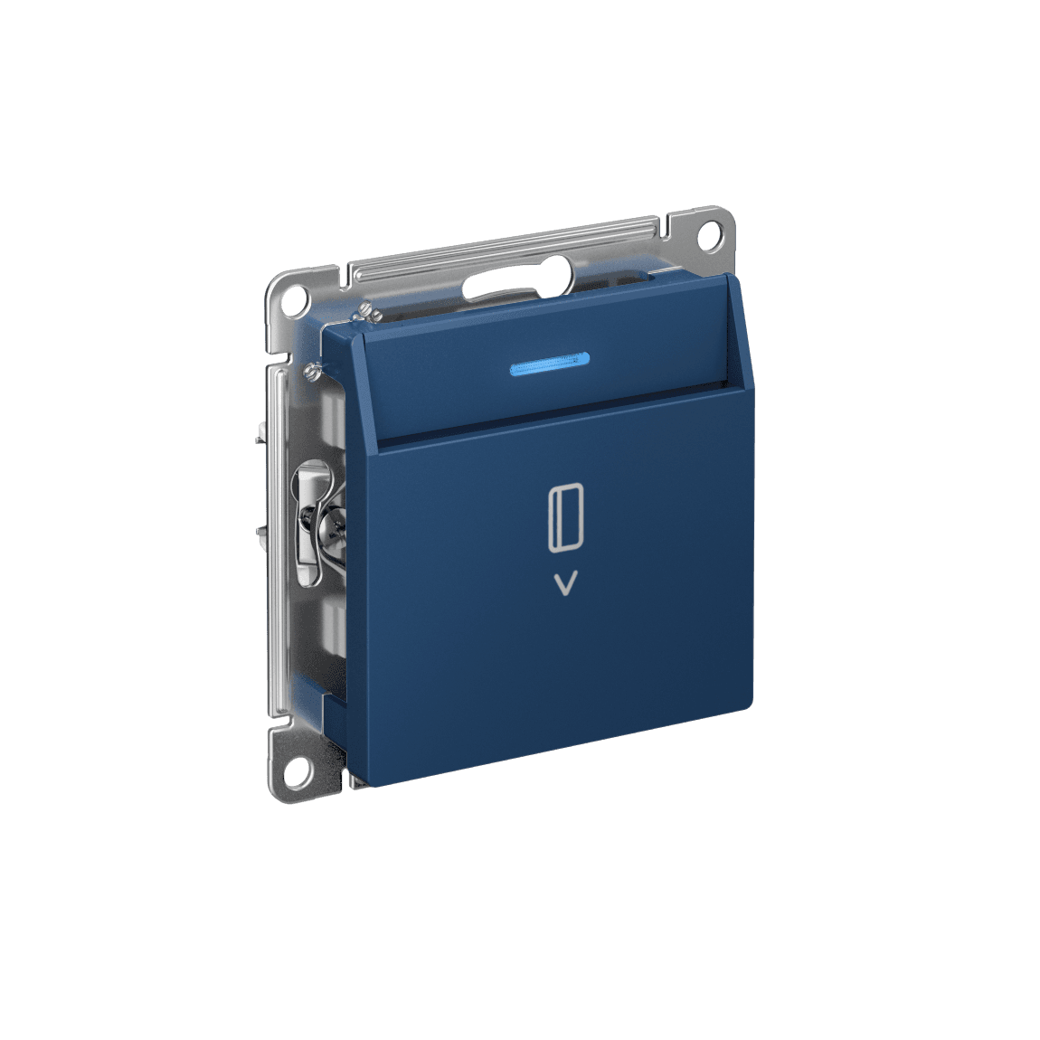 Systeme Electric AtlasDesign Аквамарин Выключатель карточный с подсветкой, 10А, без задержки отключения, механизм — миниатюра 2