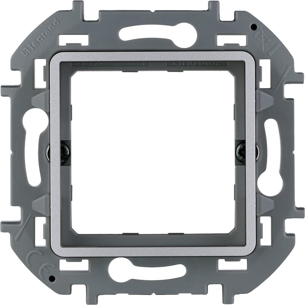 Legrand INSPIRIA Алюминий Адаптер для механизма Mosaic 673902