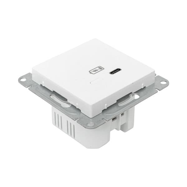 EKF Механизм розетки USB-С, быстрая, белый Эпика — миниатюра 11