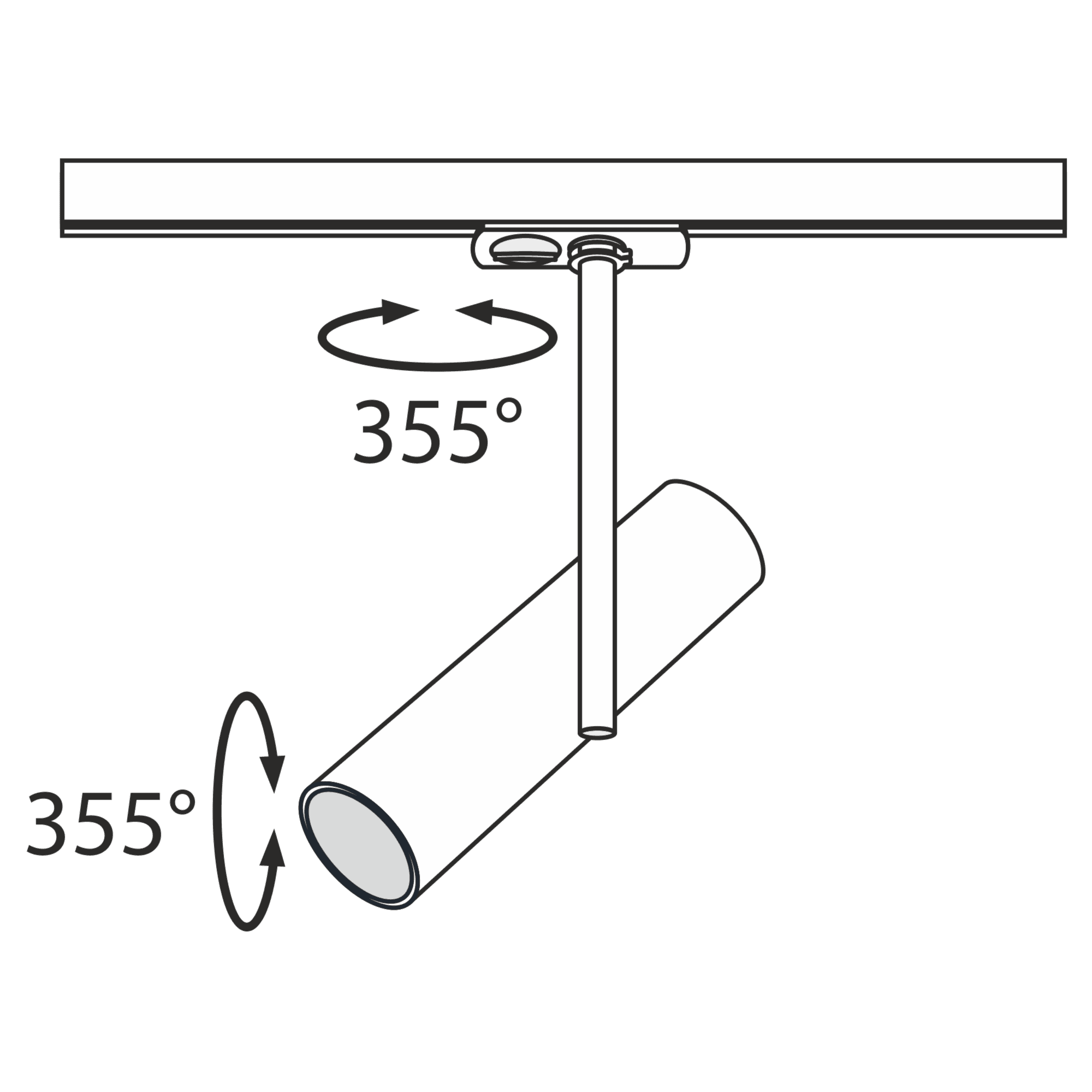 Maytoni Technical Track Белый Трековый светильник GU10 50W TR005-1-GU10-W — миниатюра 6