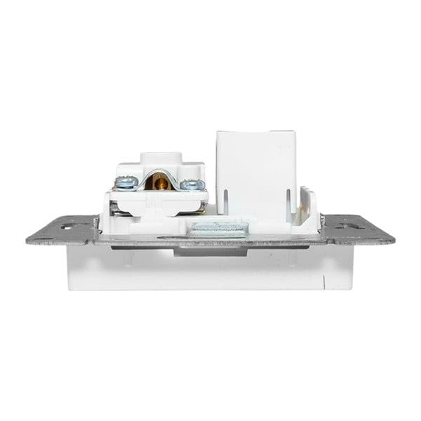 EKF Механизм розетки TV+RJ45 (cat5), белый Эпика — миниатюра 9