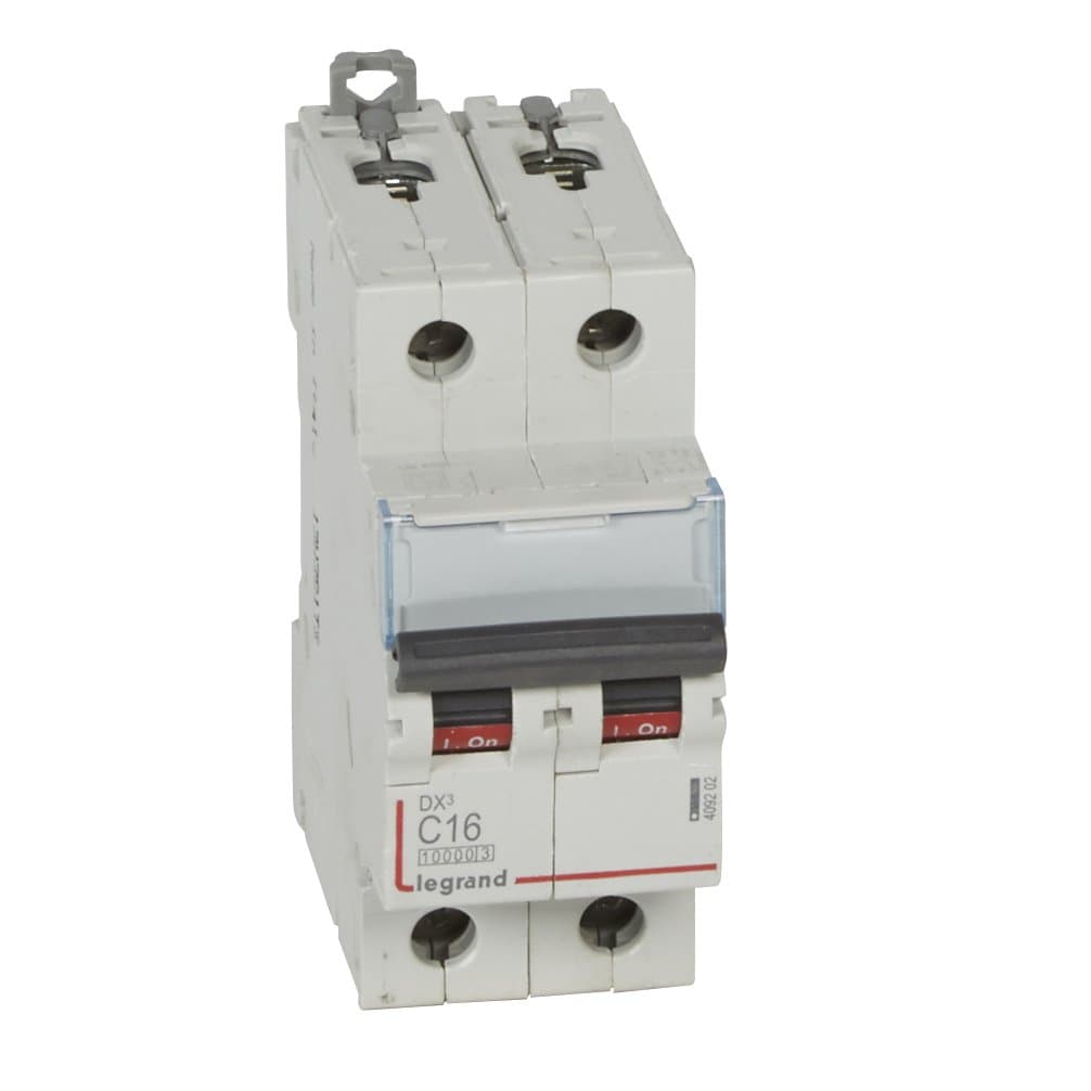 Legrand DX3 Автоматический выключатель 2P 16A (С) 10kA/16kA 409202