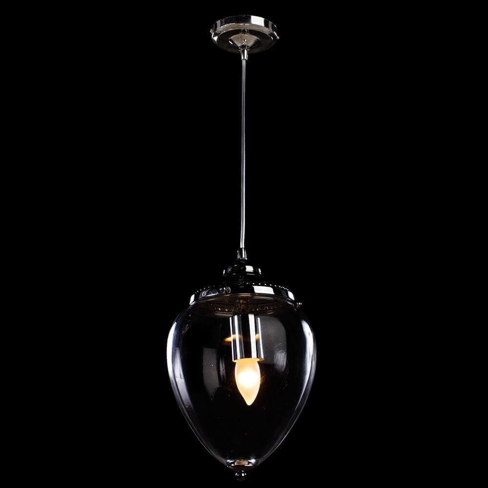 Arte Lamp Rimini Хром/Прозрачный Светильник подвесной 60W E27 A1091SP-1CC — миниатюра 5