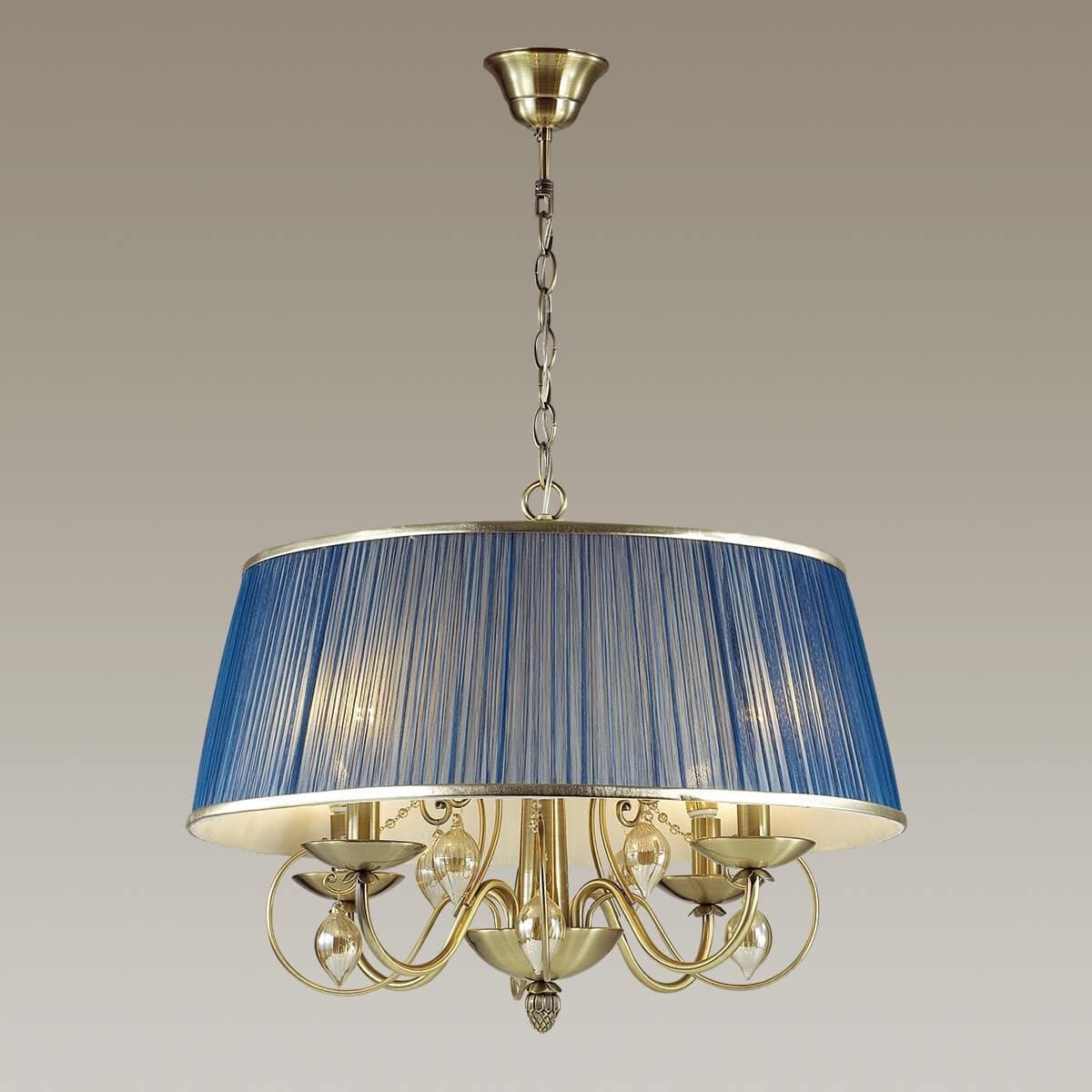 Odeon Light 3921/4 ODL18 358 бронза/ткань/стекло Люстра IP20 E14 4*40W 220V NIAGARA — миниатюра 2