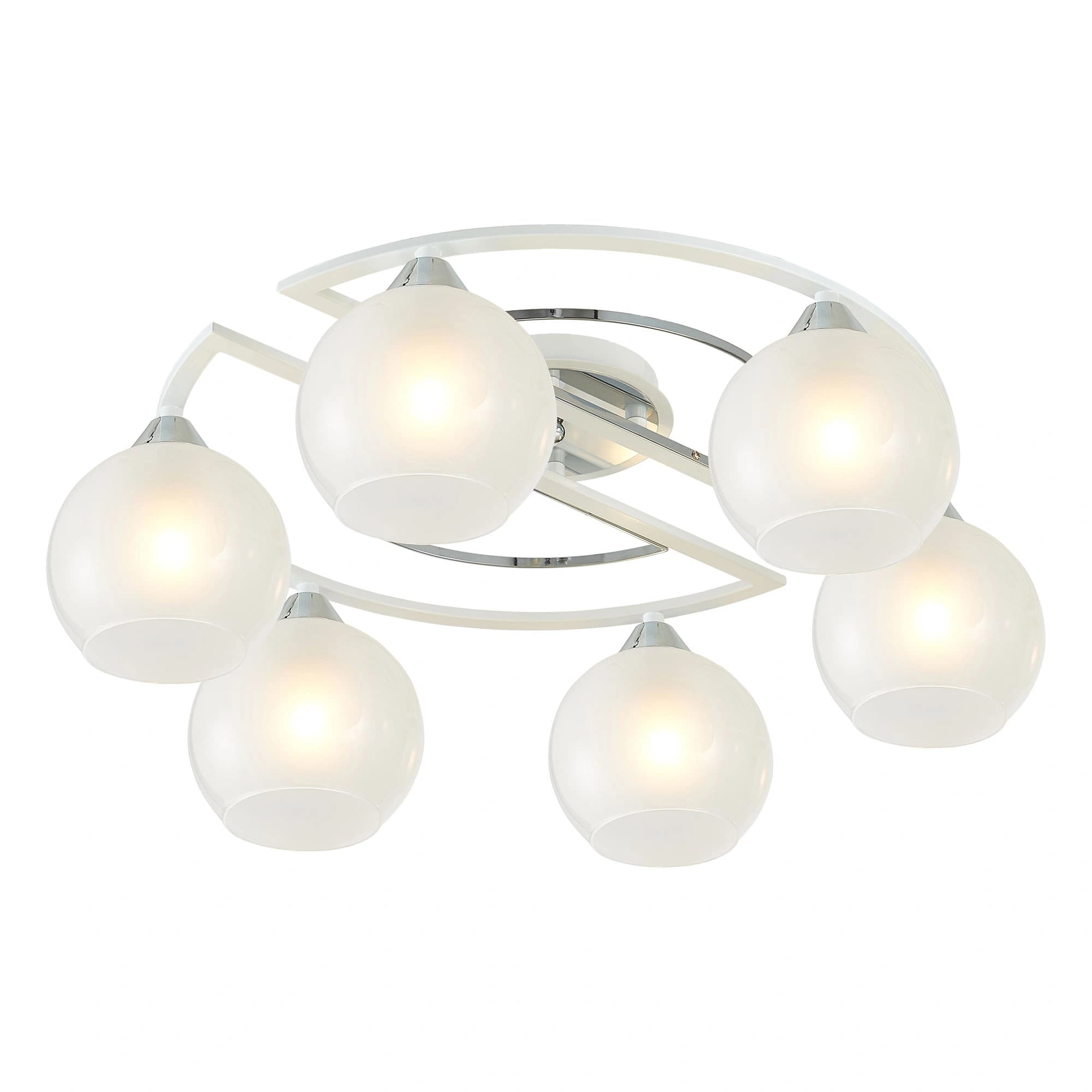 Citilux CL121160 Отто Белый+Хром Люстра