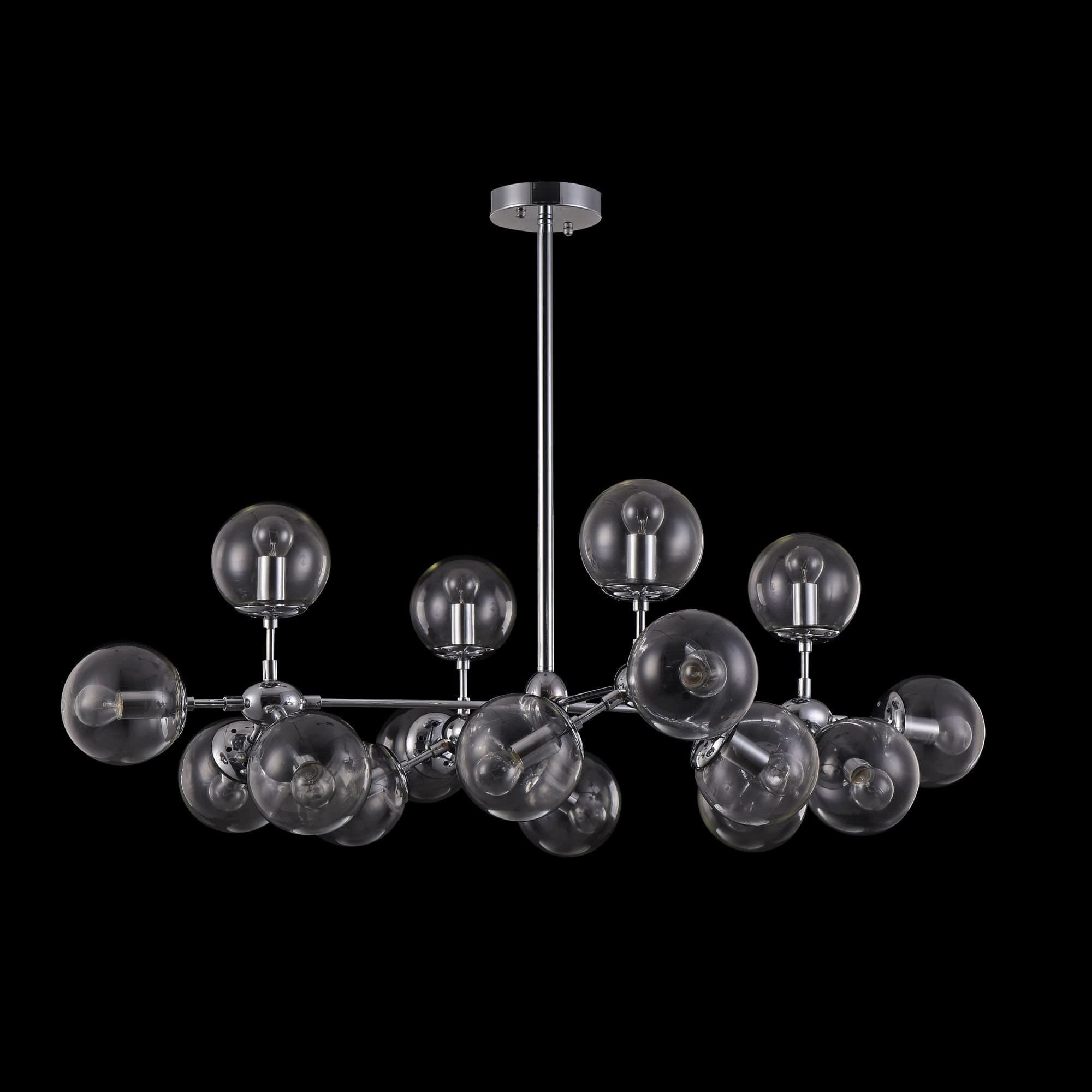 Freya Modern Richard Хром Подвесной светильник E14 60W FR5596PL-16CH — миниатюра 3