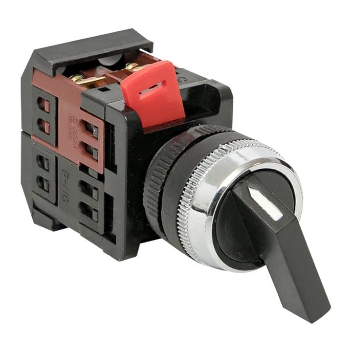 EKF PROxima Переключатель АLСLR-22 3P черный NO+NC psw-alc-3p — миниатюра 6