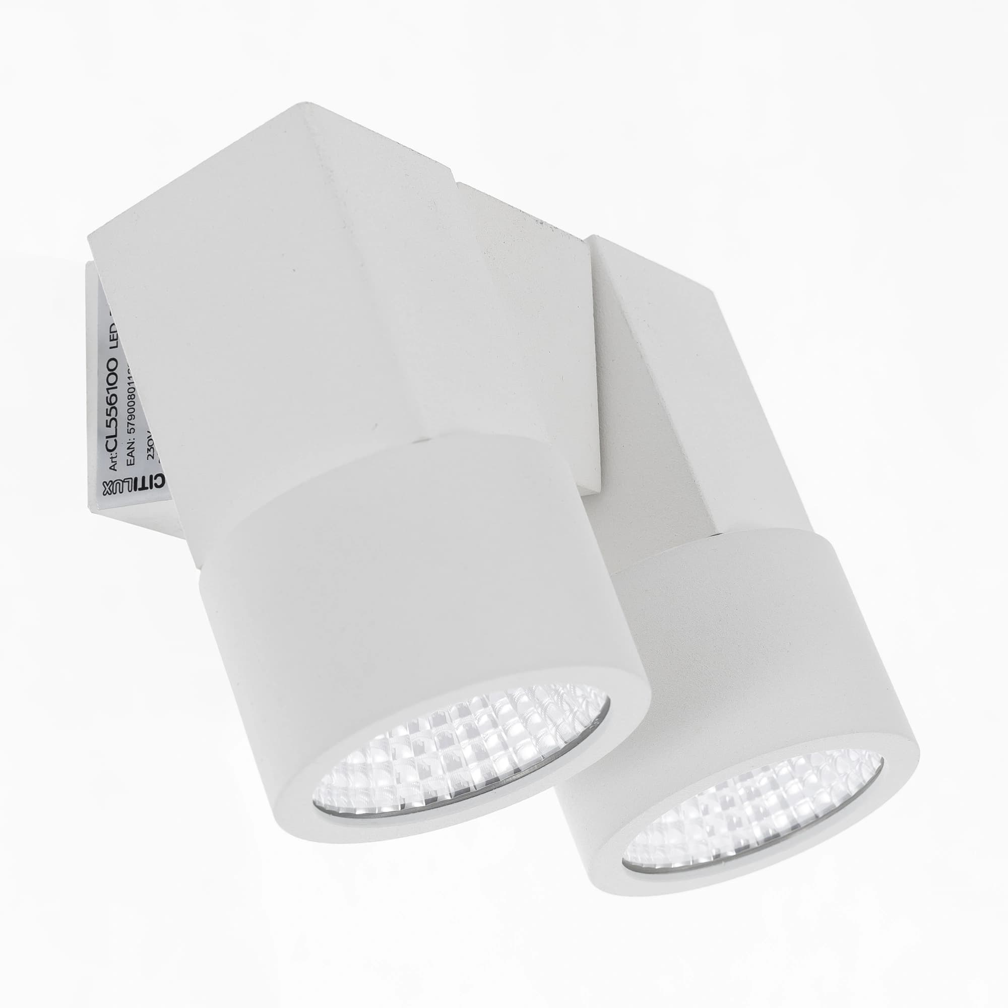 Citilux CL556100 Дубль Белый Светильник Накл. LED 2*5W*3000K — миниатюра 6