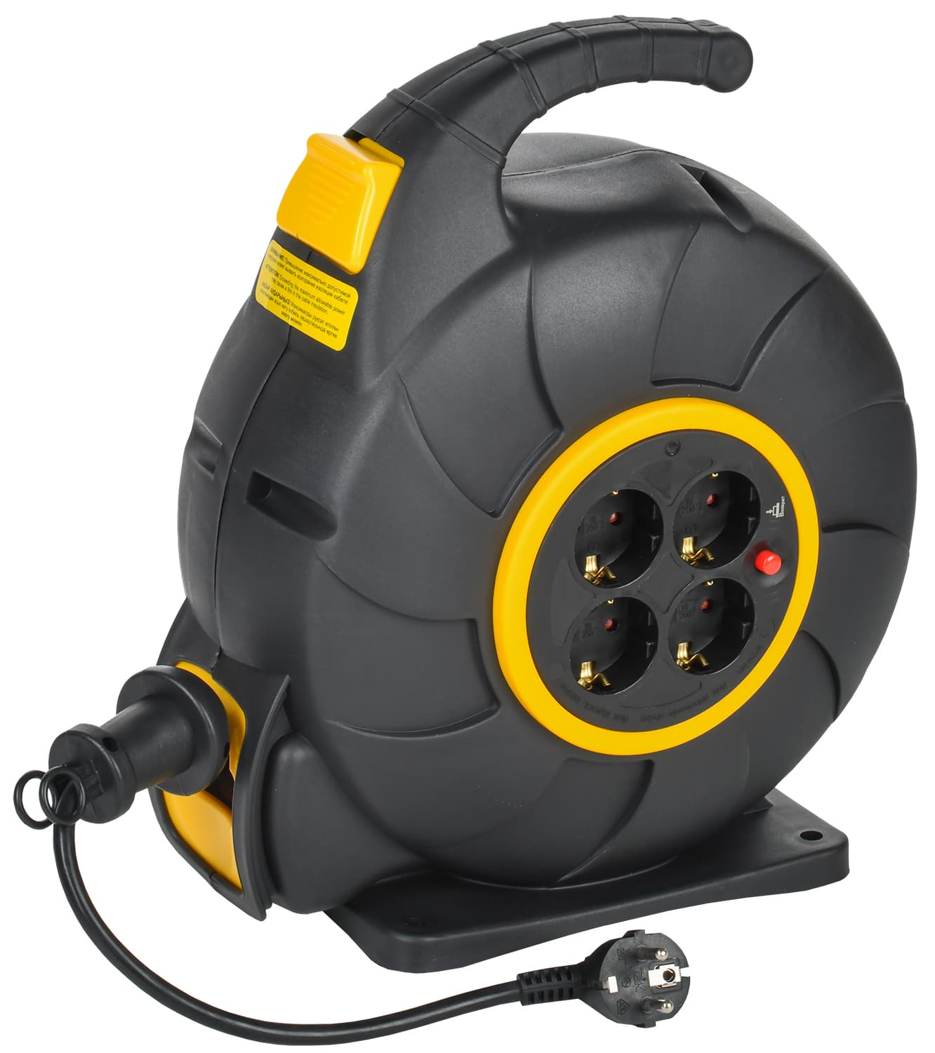 IEK TWIST Катушка УК20 4мест. 2P+PE/20м 3х1,5мм2 автосм.