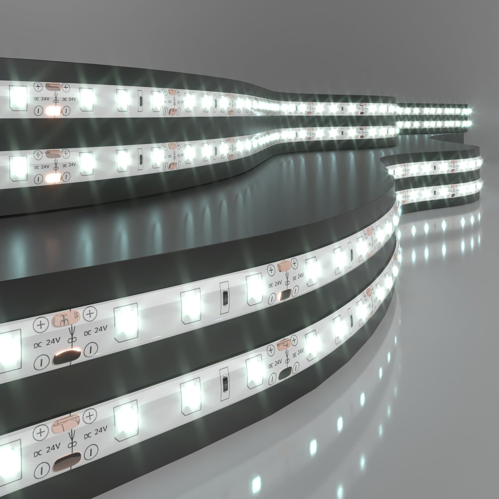 Elektrostandard 2835 24V 60Led 4,8W IP65 / Лента светодиодная 60Led 4,8W IP65 6500K холодный белый a052958