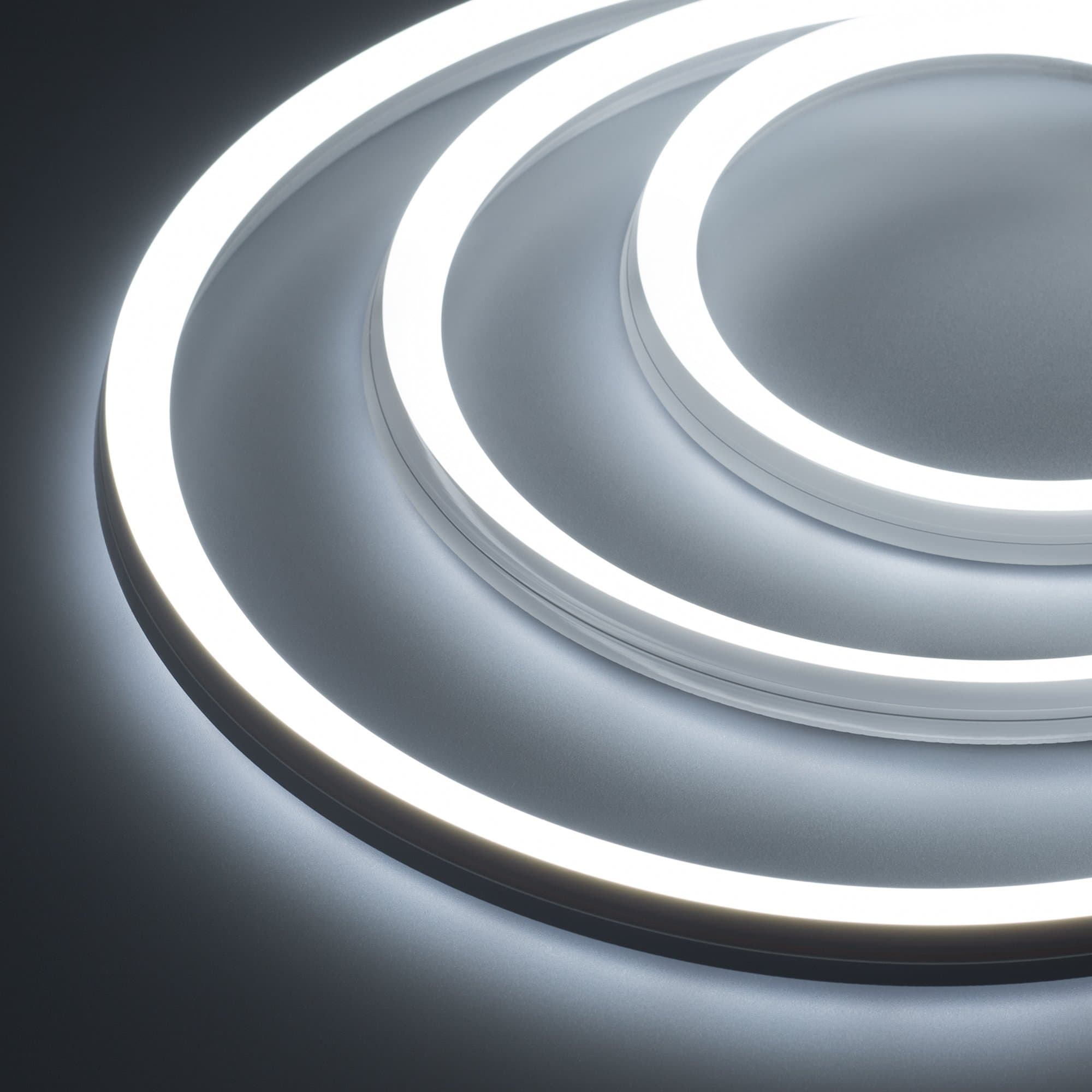 Arlight Лента герметичная MOONLIGHT-3D-A168-15x15mm 24V White6000 (7.2 W/m, IP67, 2835, 5m, wire x1) (-) 038788 — миниатюра 2