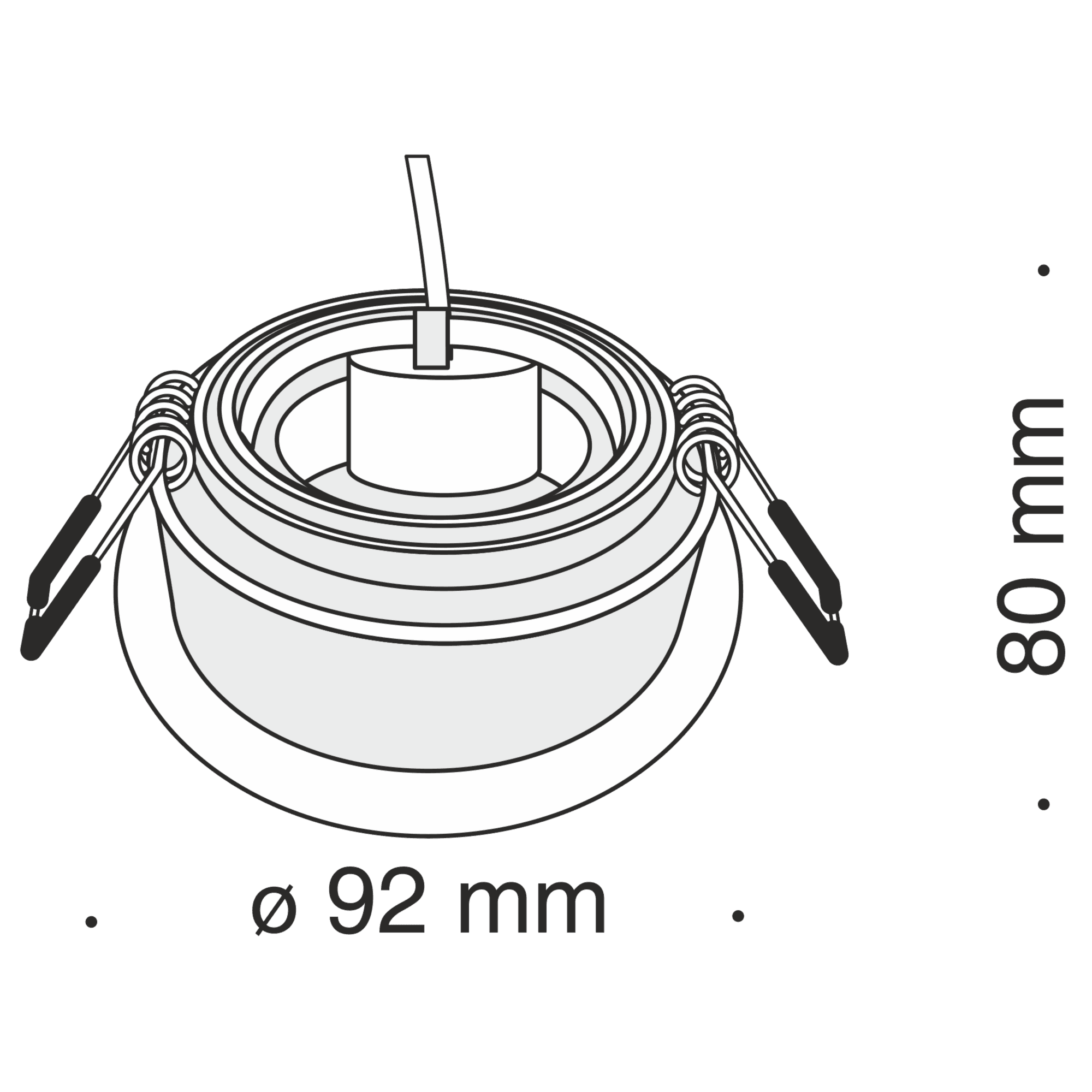 Maytoni Technical Akron Черный Встраиваемый светильник GU10 50W DL025-2-01B — миниатюра 6