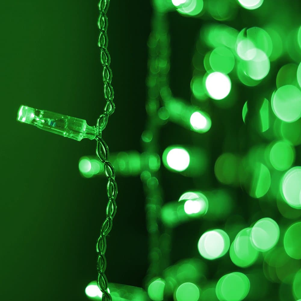 Arlight Светодиодная гирлянда ARD-CURTAIN-CLASSIC-2000x1500-CLEAR-360LED Green (230V, 60W) (Ardecoled, IP65) 024848 — миниатюра 1