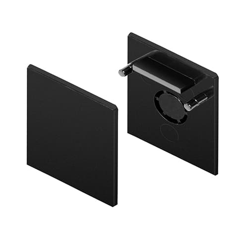 Technolight Торцевые заглушки мини 2шт черные 81003-BK